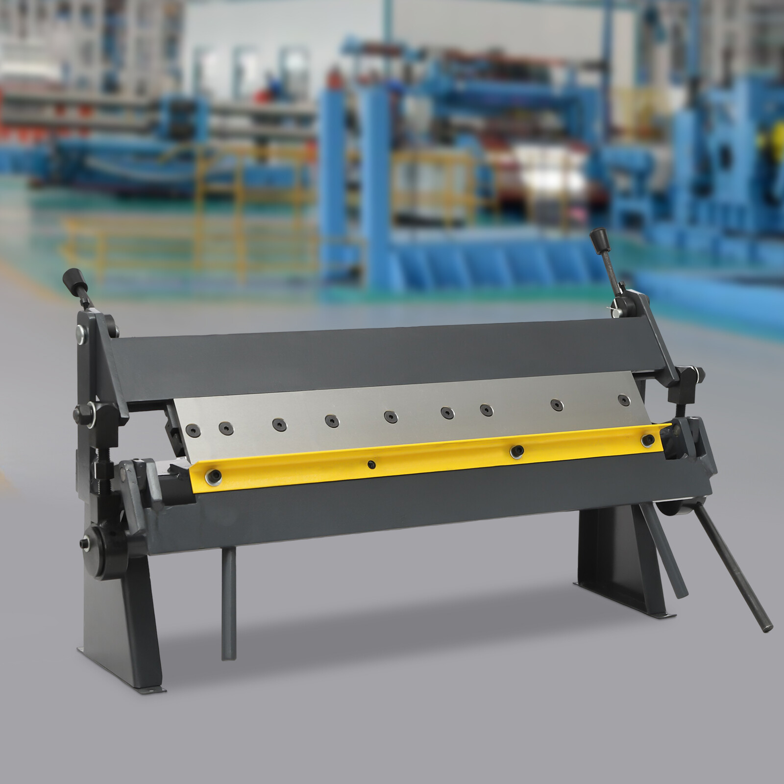 24 Inch Sheet Metal Pan Box Brake Sheet Metal Bender w/ Removeable Fingers