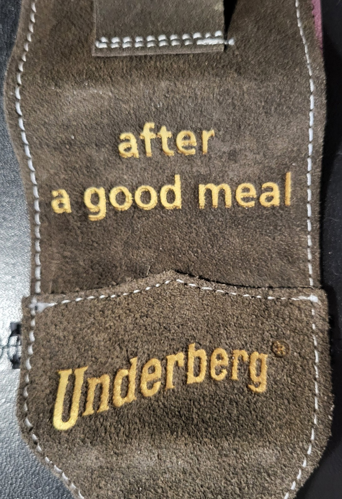 Original Underberg Leather Ammo Belt New in Bag with Free Shipping