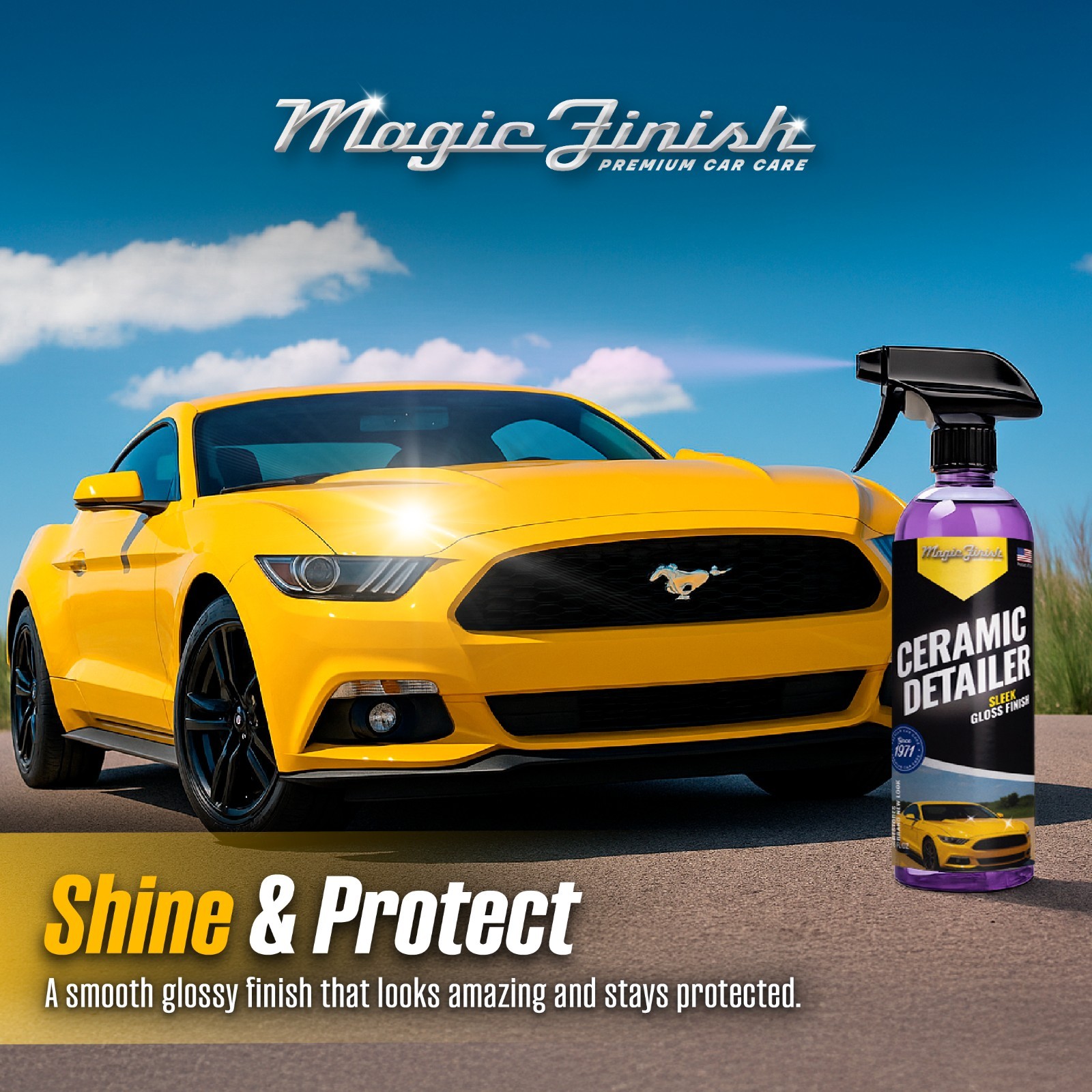 Ceramic Detailer (16 fl oz) – High-Gloss Ceramic Spray Coating for Sleek Finish