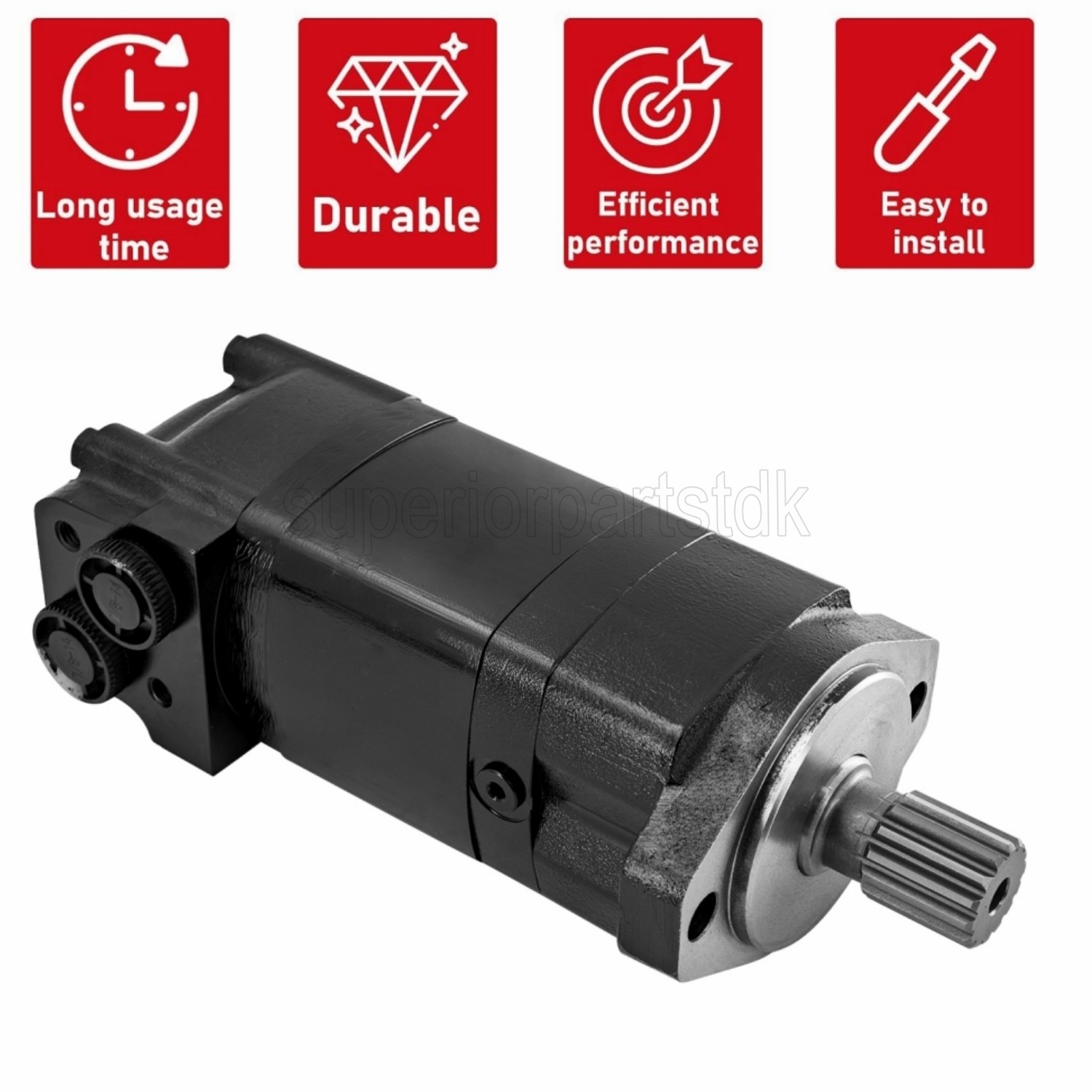 Hydraulic Motor 151F2340 For White Eaton Char-Lynn OMS400 350 470 Broom Sweeper