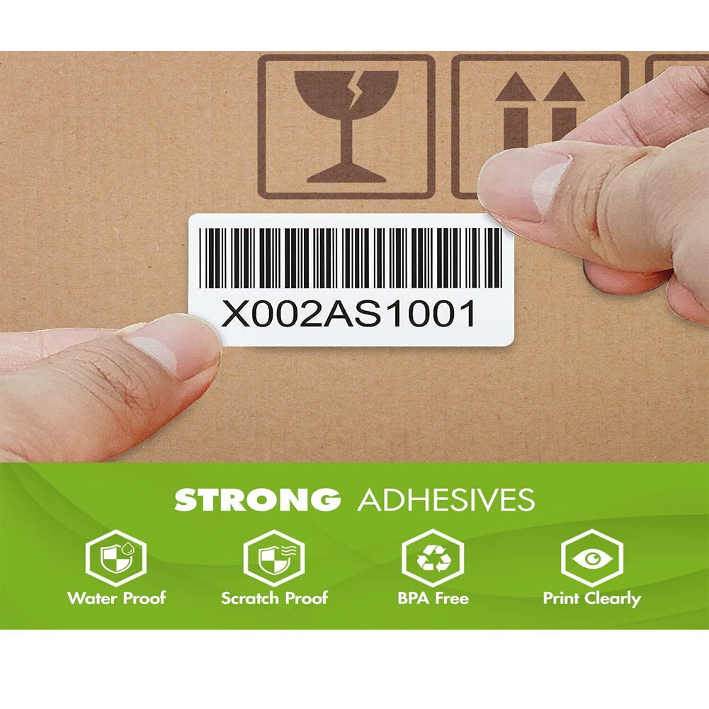 2"x1" Direct Thermal Labels Barcode Adhesive Shipping Sticker for Rollo & Zebra