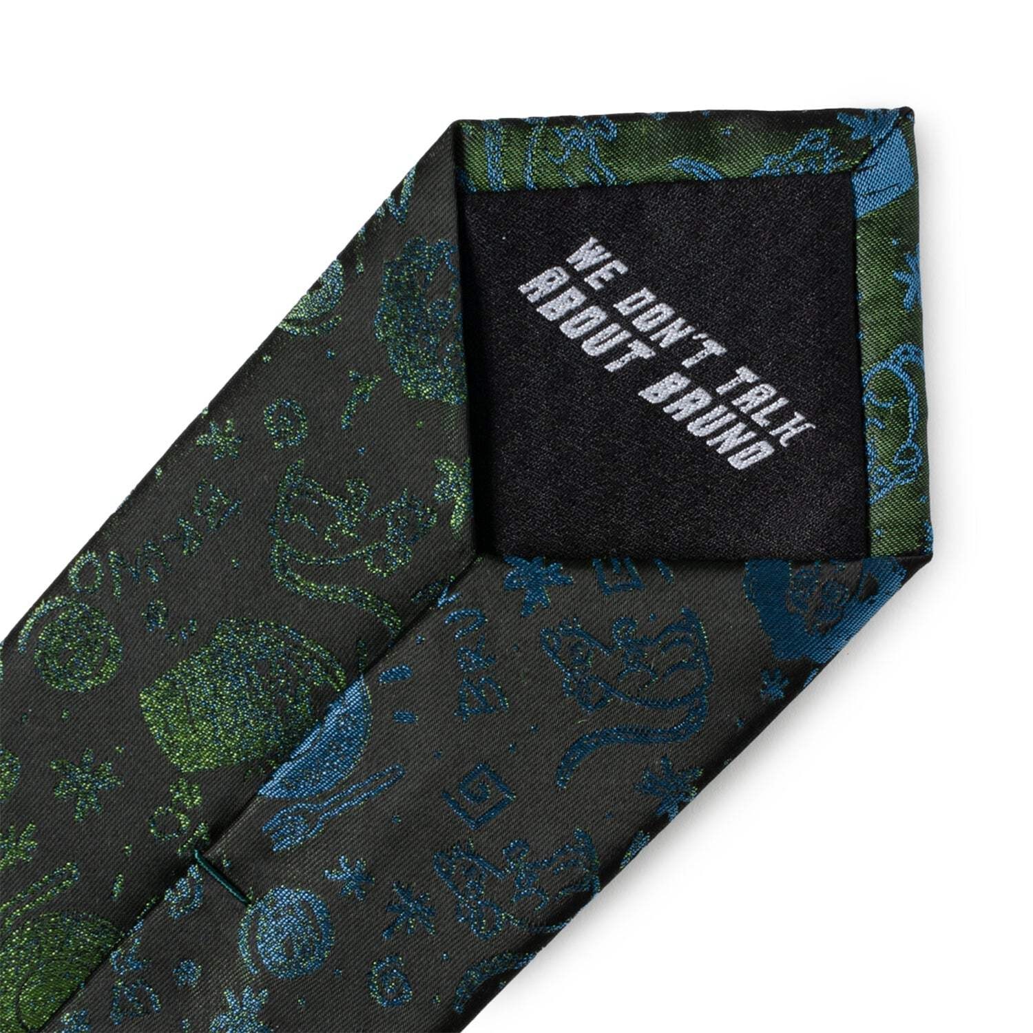 👔 Disney Encanto Bruno Multi Black Men's Tie