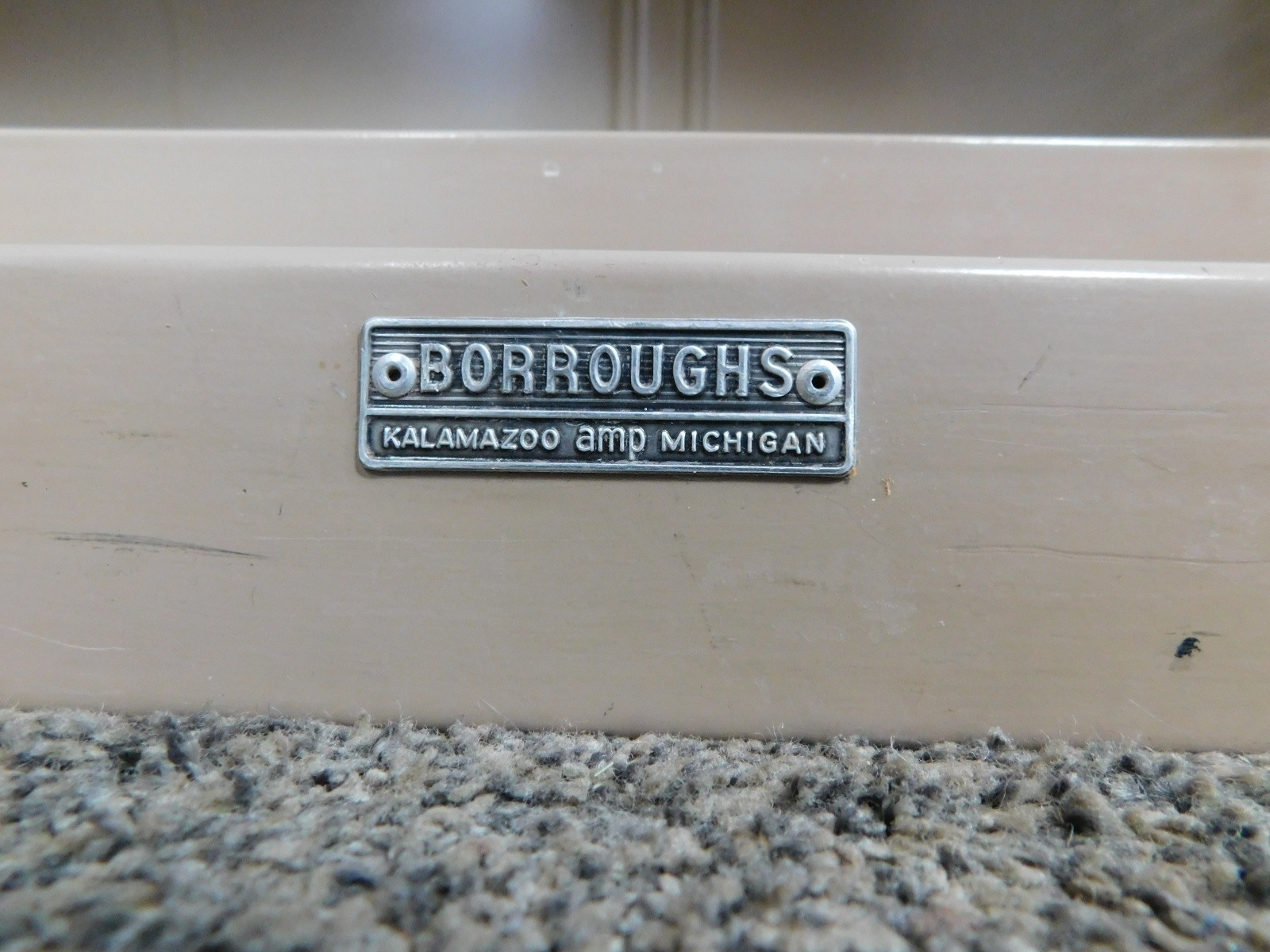 Large Steampunk Industrial Metal Adjustable Shelves Bookcase 42x36x12 VTG -SHIPS