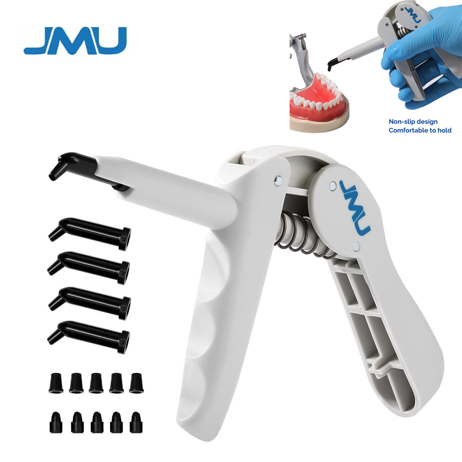 JMU Dental Composite Gun Syringe Dispenser Delivery Gun Applicator Autoclavable