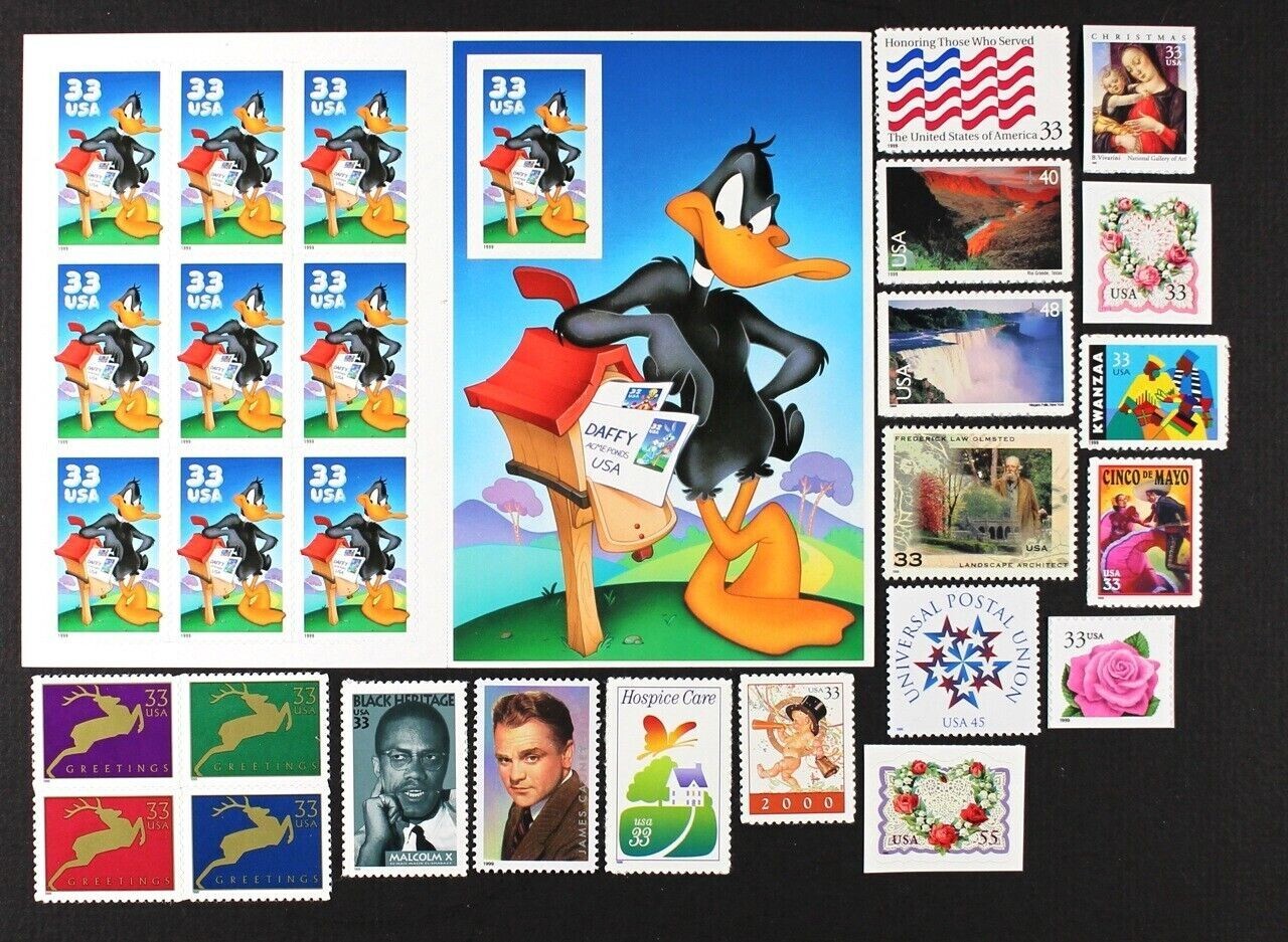 1999 U.S. Commemorative Year Set 107 stamps including Sheets Mint NH see scans