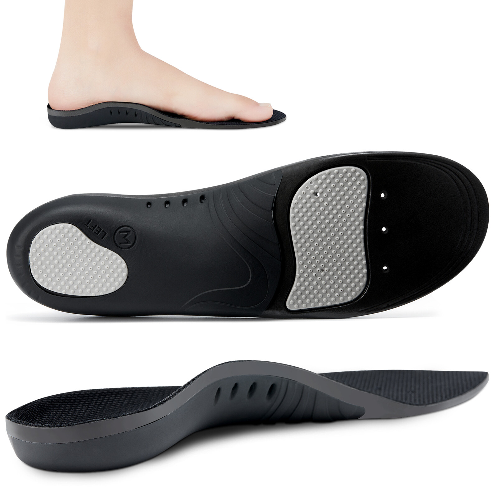 Insoles Plantar Fasciitis Arch Support Orthotic Insole for Men&women