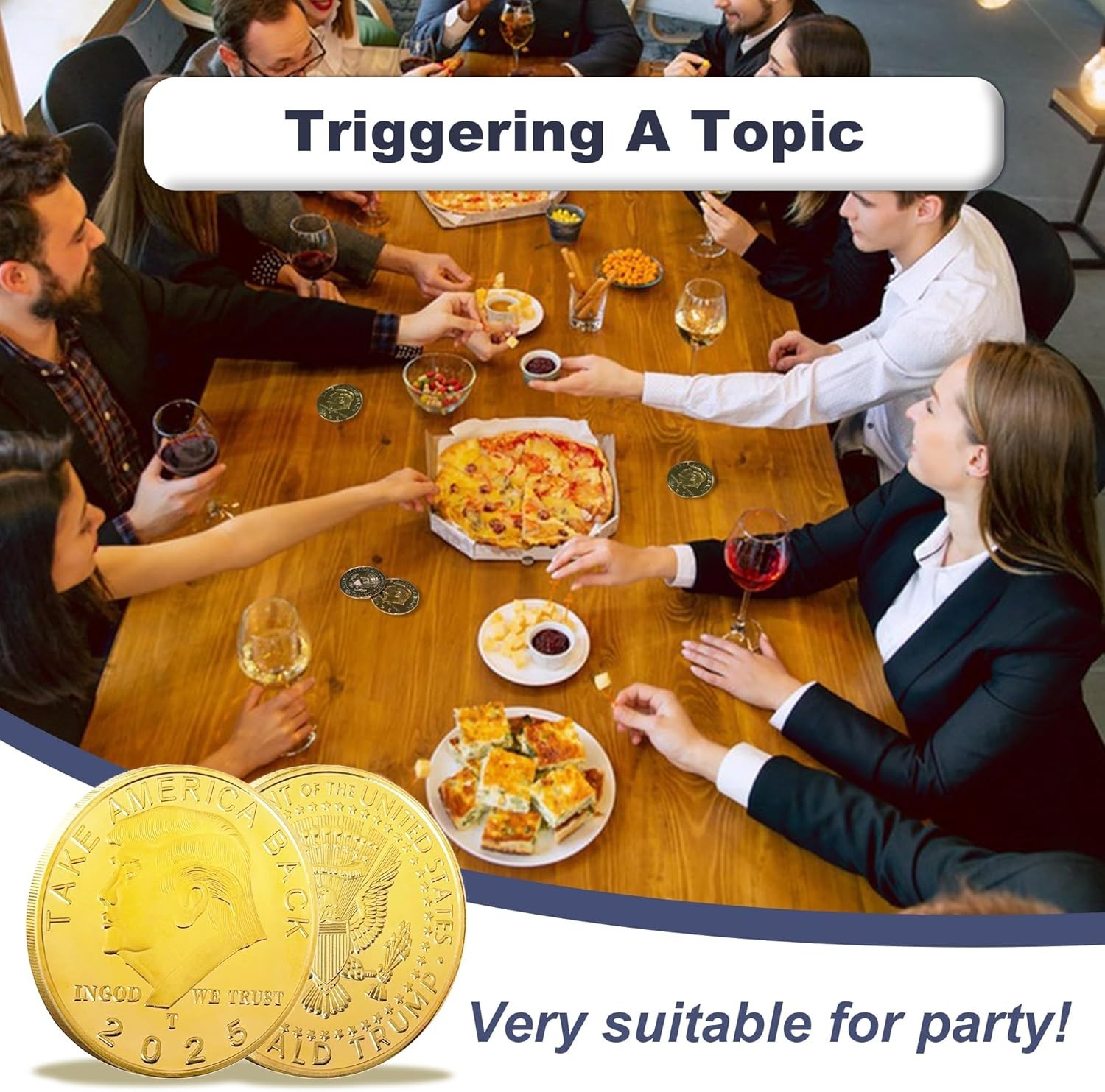 2026 President Donald Trump Commemorative Metal Coin New