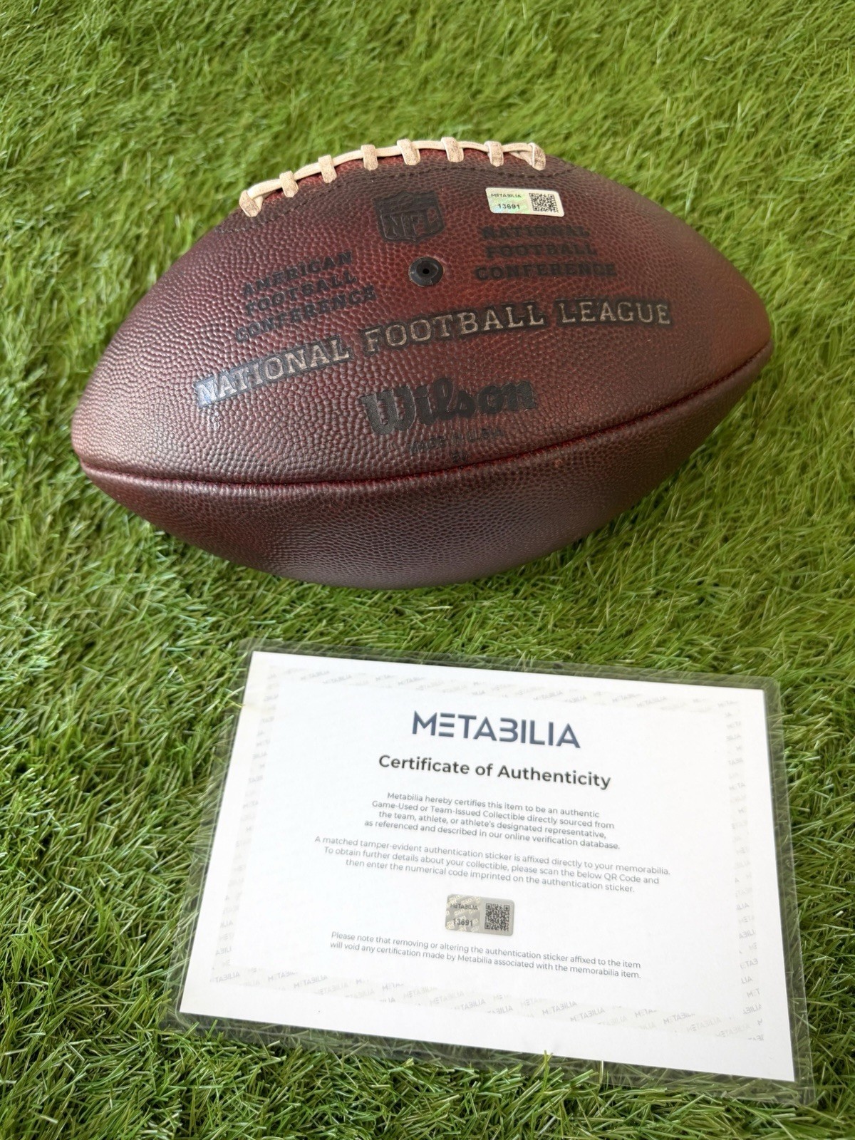 Pittsburgh Steelers Game Used Football Ball Signed Kenny Pickett George Pickens