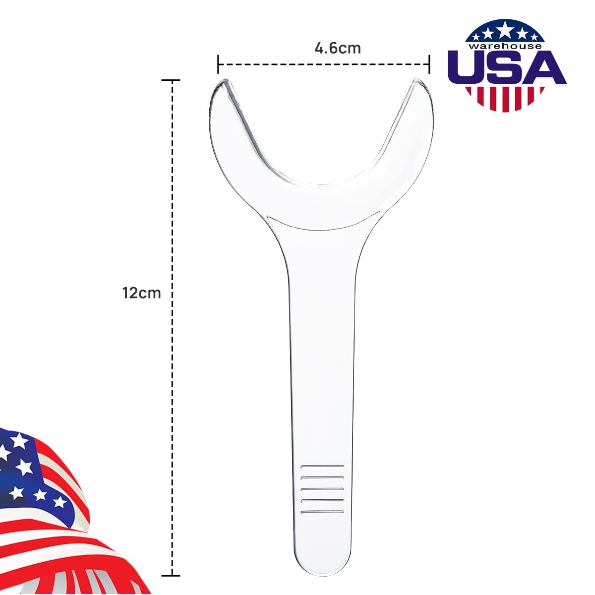 10Pcs Dental Transparent Mouth Opener Lip Cheek Retractor Mouth Spreader