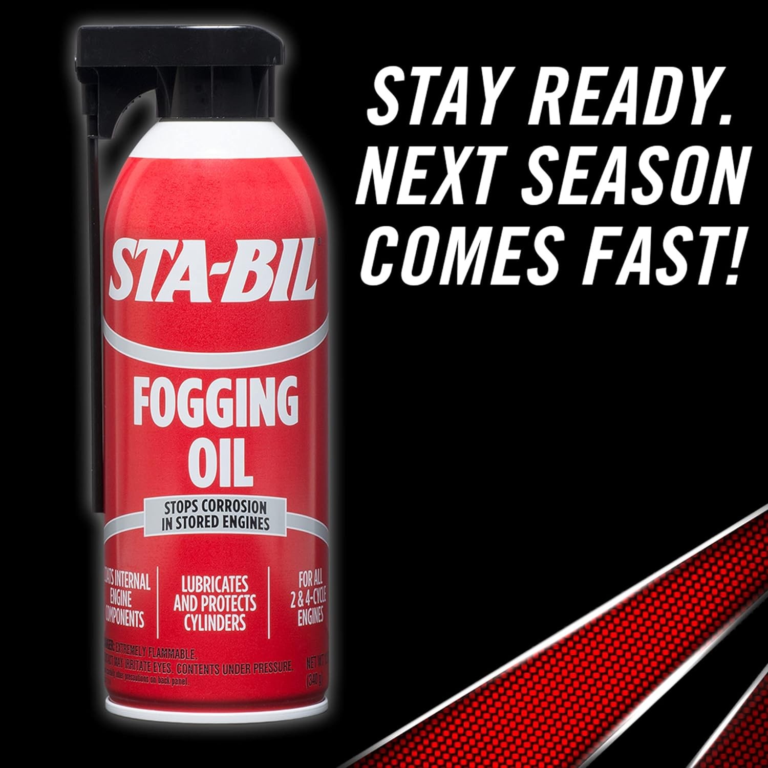 STA-BIL 22001 Fogging Oil - Stops Corrosion In Stored Engines - Lubricates