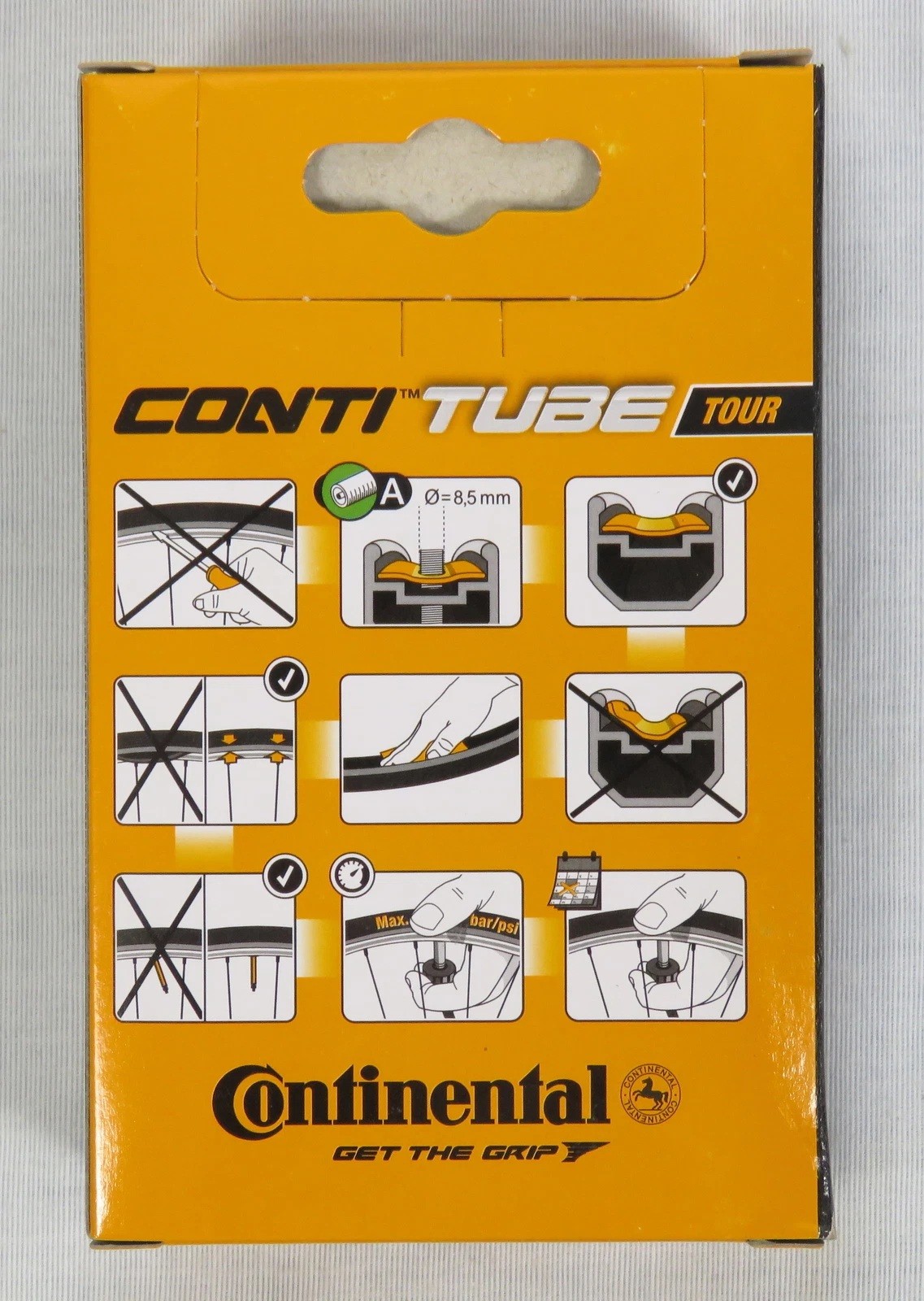 Lot 2 Continental Bicycle Conti Inner Tubes Tour 28 Slim 700C 40mm Schrader NEW