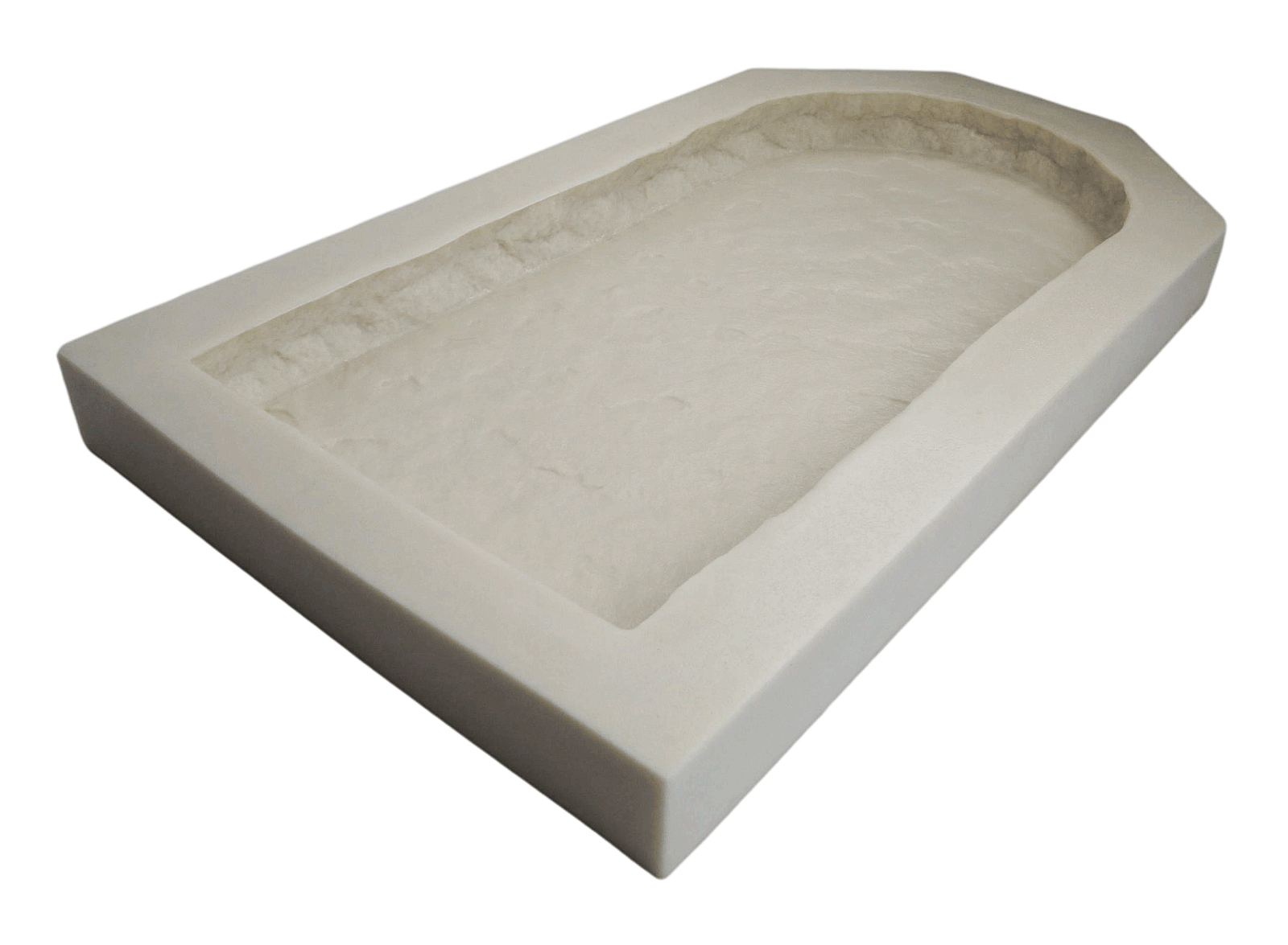 Rubber Molds for Concrete, Headstone Mold for Pets, 24.5" L x 12" W x 2" D