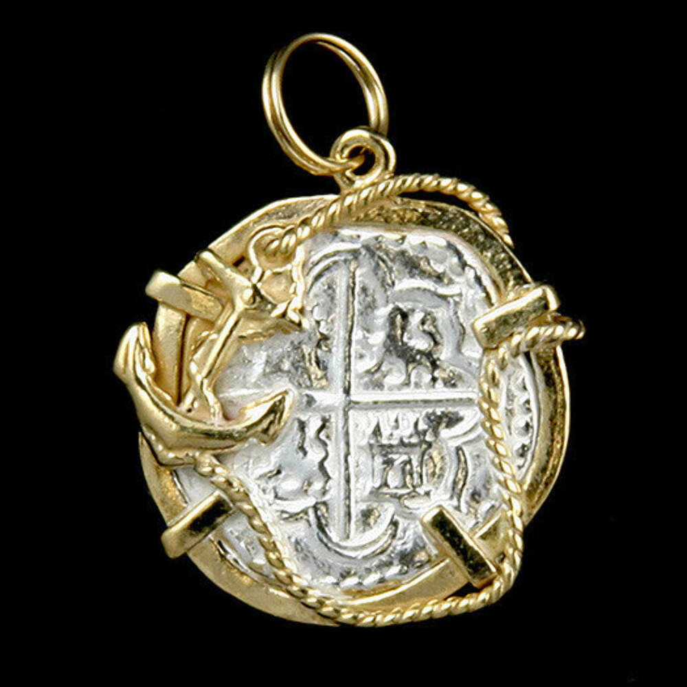 Atocha Sunken Treasure Jewelry - Medium Pieces of 8 Silver Coin Pendant