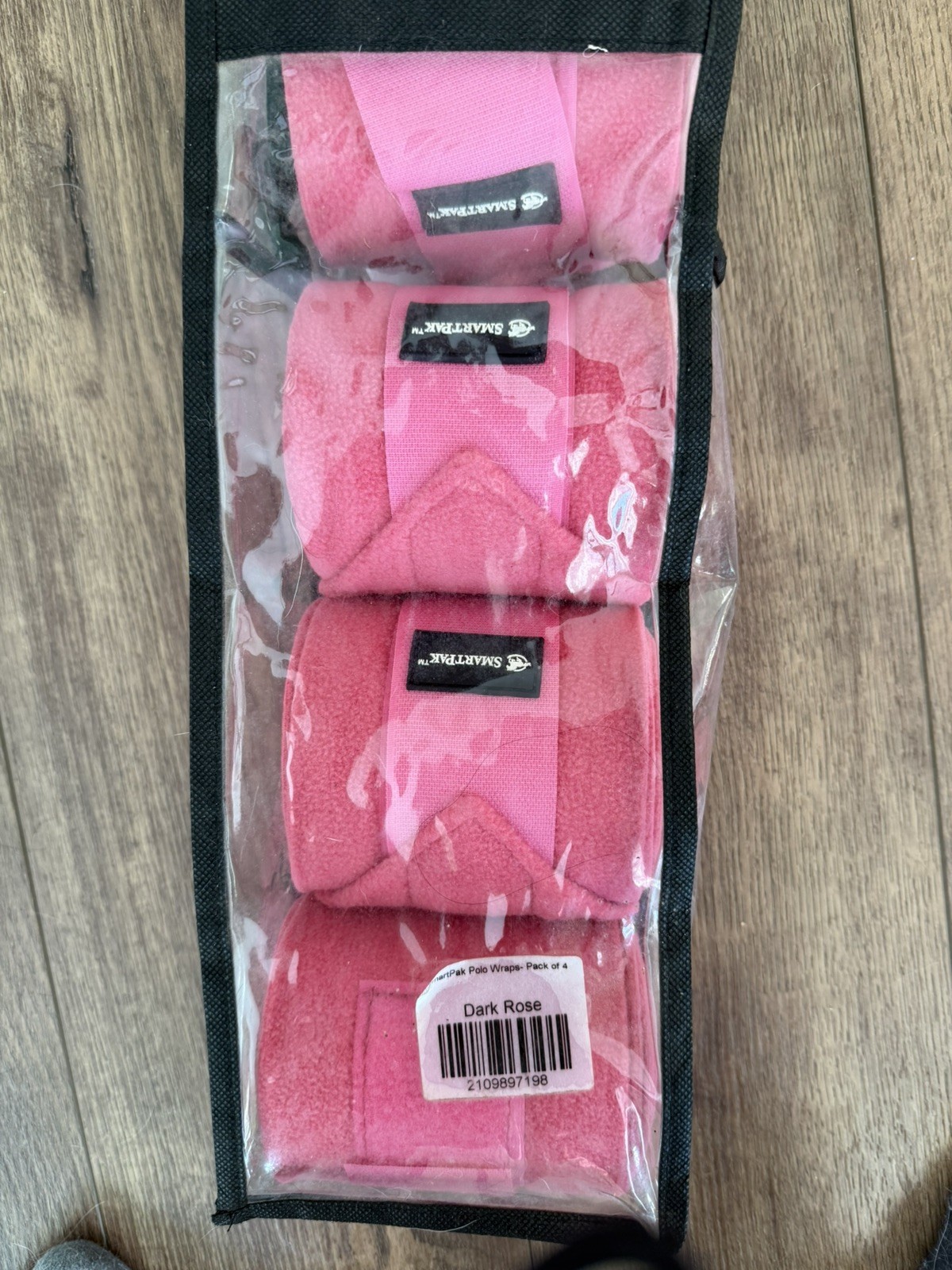 Smartpak Fleece Polo Wraps, Dark Rose- NWT
