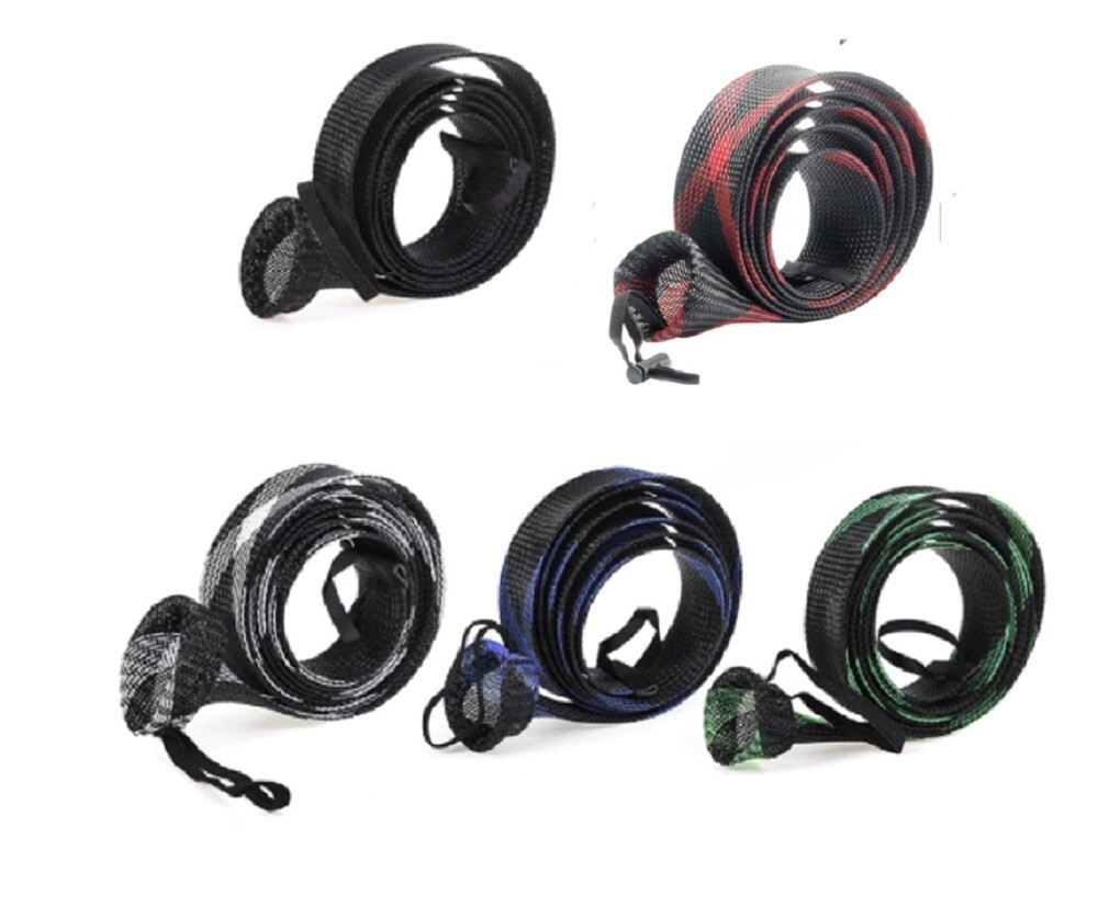 170cm Fishing Rod Sock Cover Braided Mesh Spinning Rod Protector Sleeve 1 Pack
