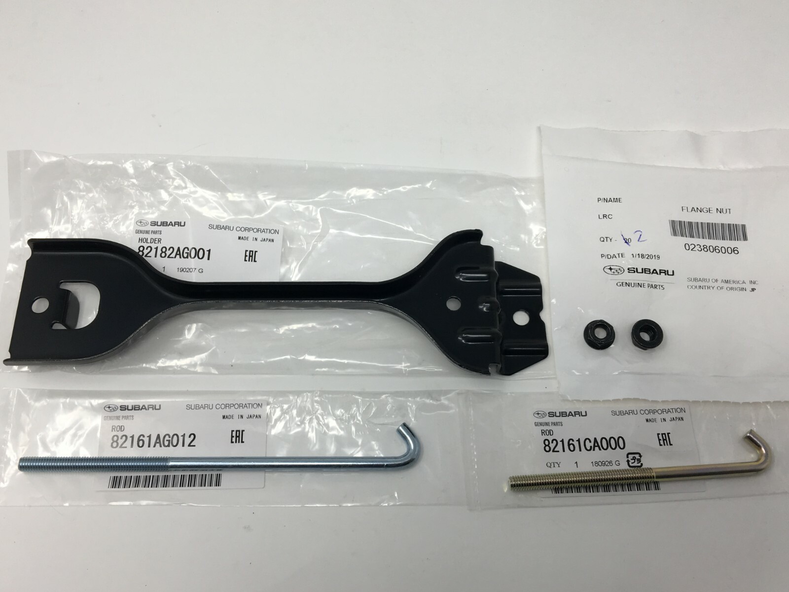 OEM Genuine Subaru Battery Tie Down Holder RODS NUTS Clamp Kit 2013-2025 BRZ FRS