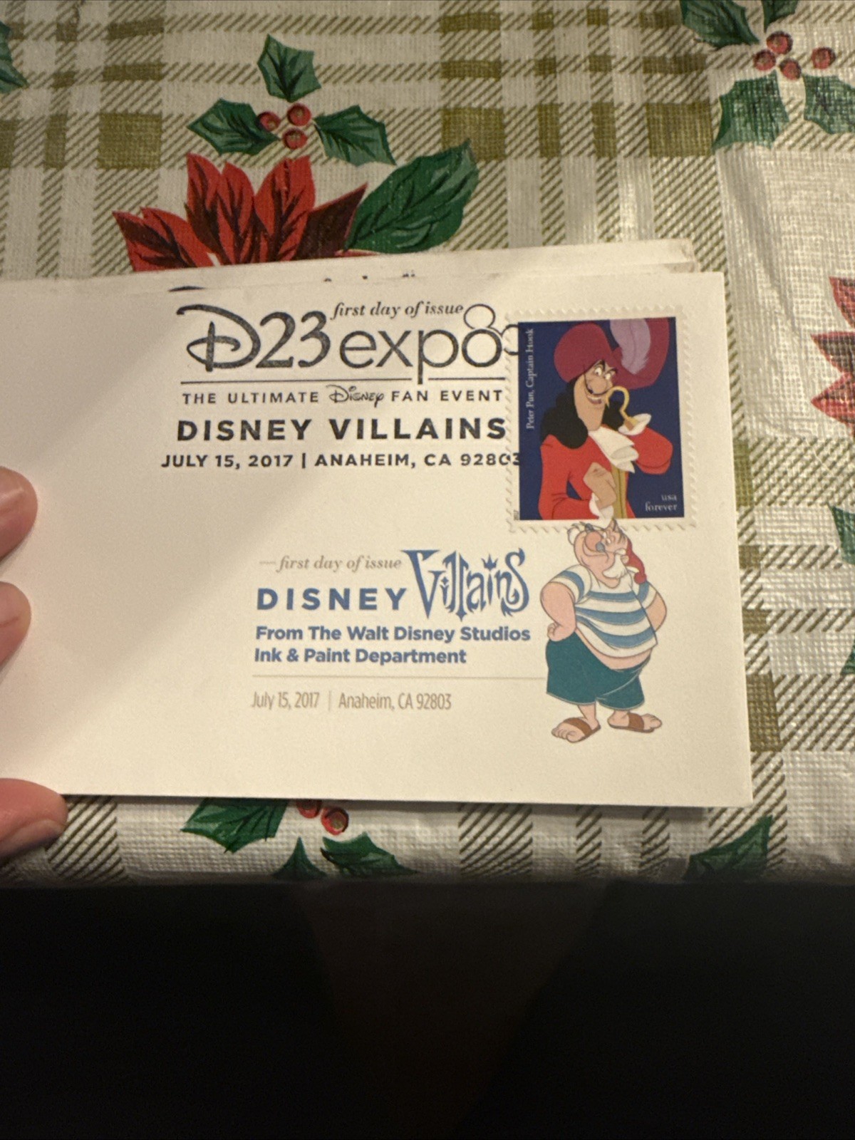 US Forever Stamps Disney Villains (set of 10) 2017 D23 Expo 1st day of issue