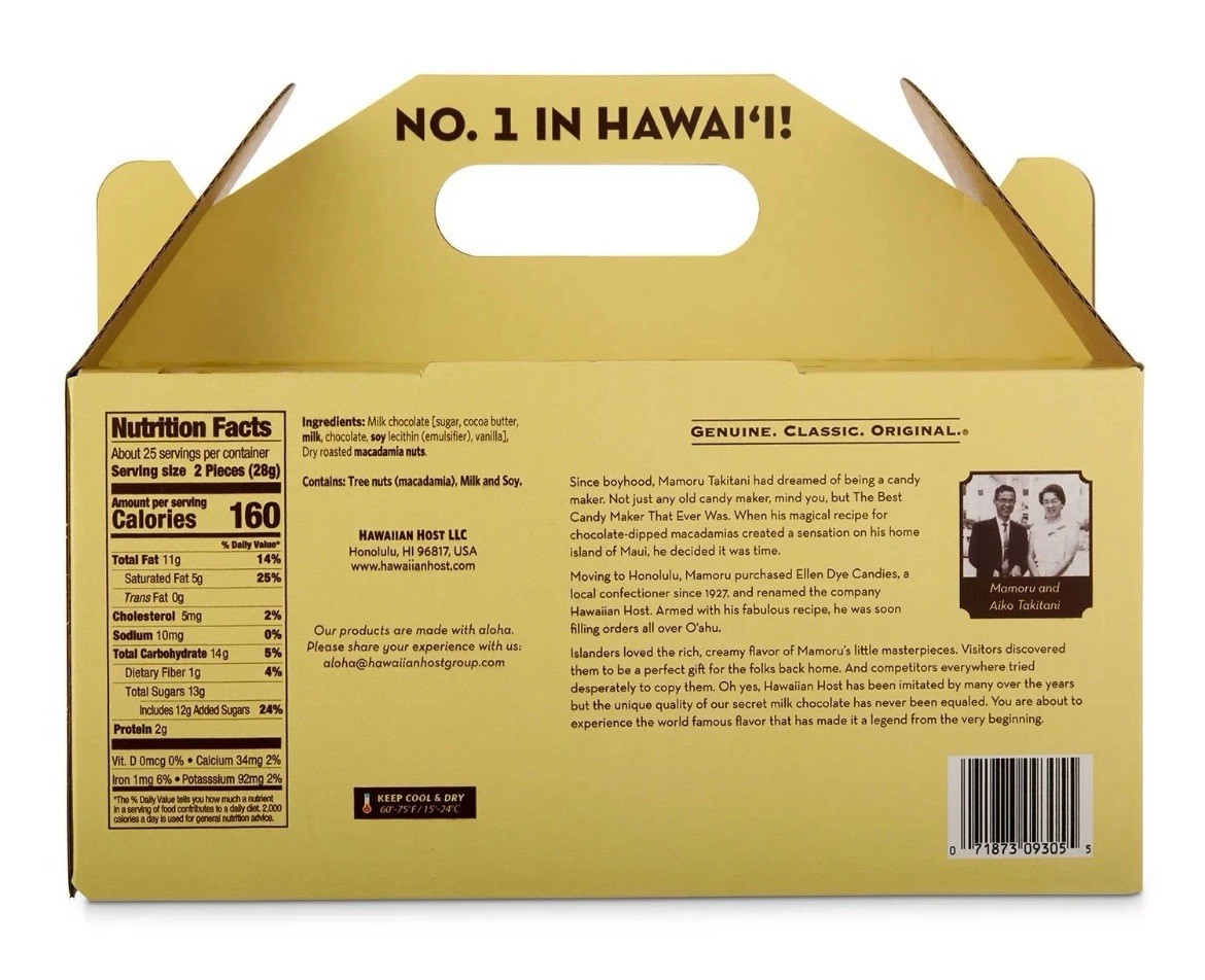 5 Boxes Hawaiian Host Island Macs Chocolate Covered Macadamia Nuts Hibiscus