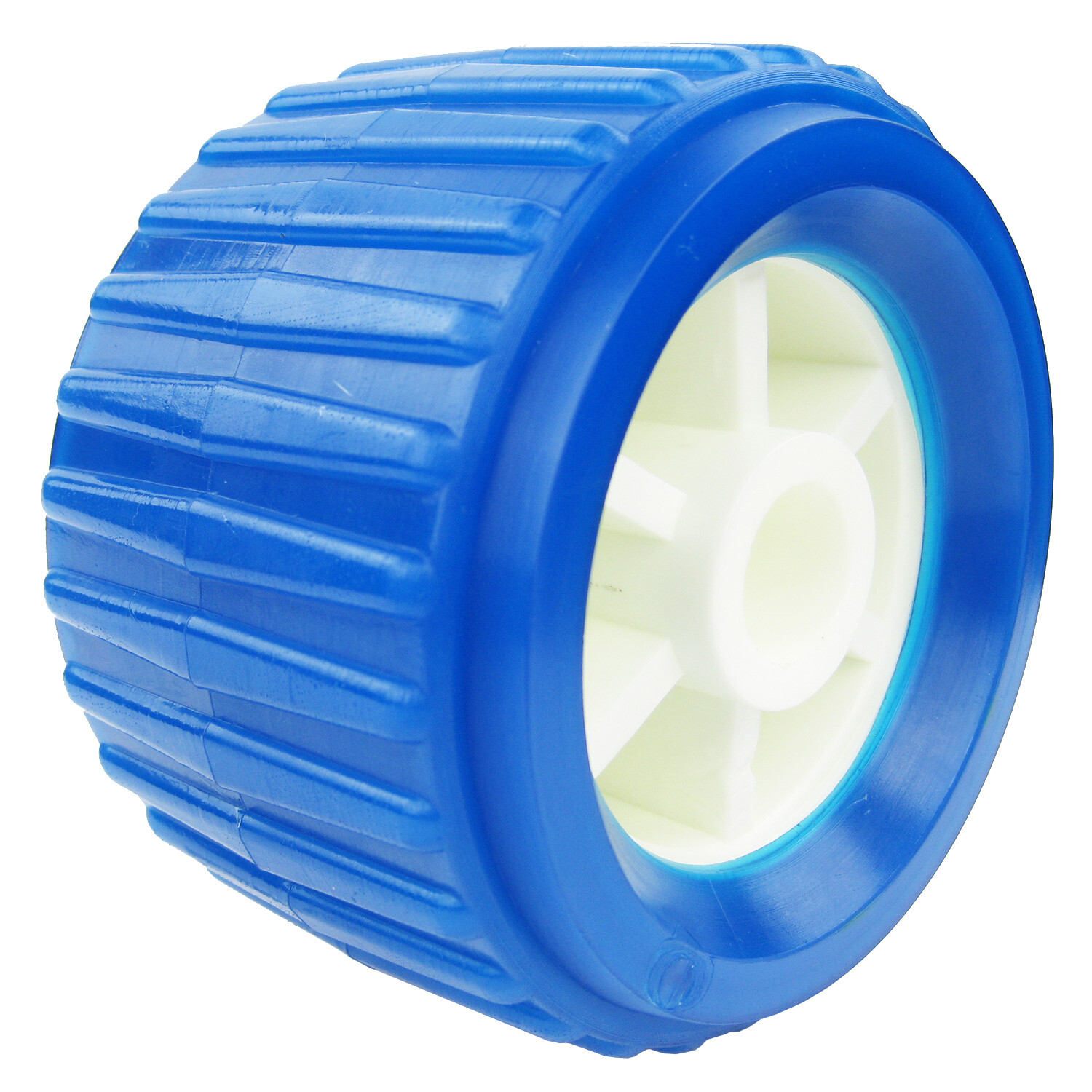 8PCS PP Boat Trailer Rollers Marine Ribbed Wobble Rollers 19MM Bore 110*75*19mm