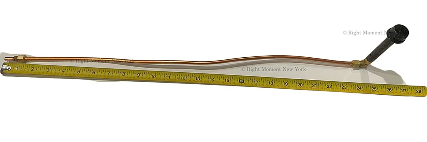 24"W Pilot Tube with Pilot Head 4"H for Commercial Wok Range Parts, Natural Gas