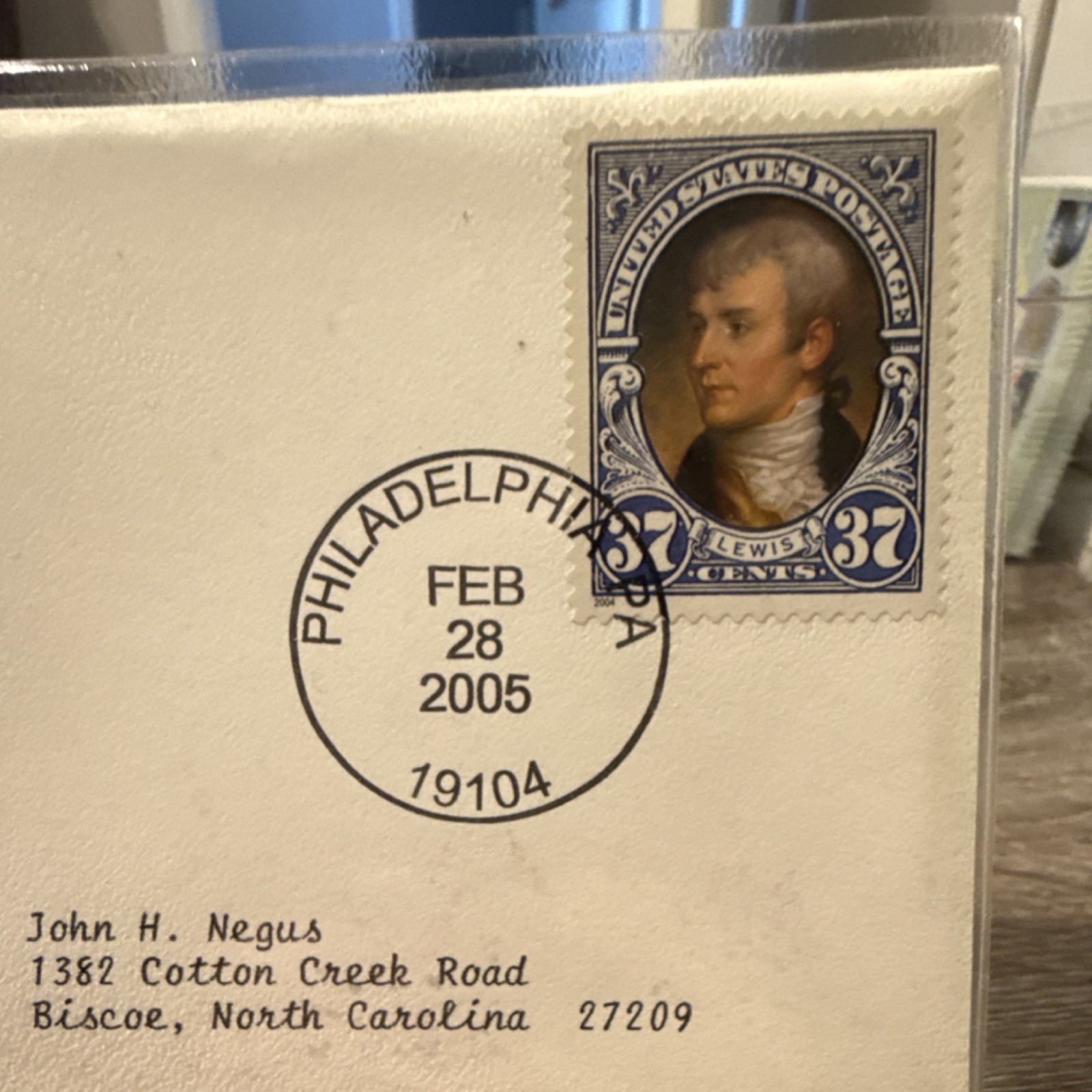 Philadelphia Mint First Day of Issue American Bison Five-Cent Coin Cover 2005