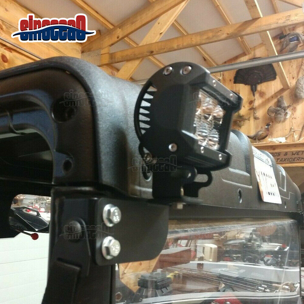 For Polaris Ranger Full Size 13-23 Rear Pro-fit Cage LED Light Flag Whip Bracket