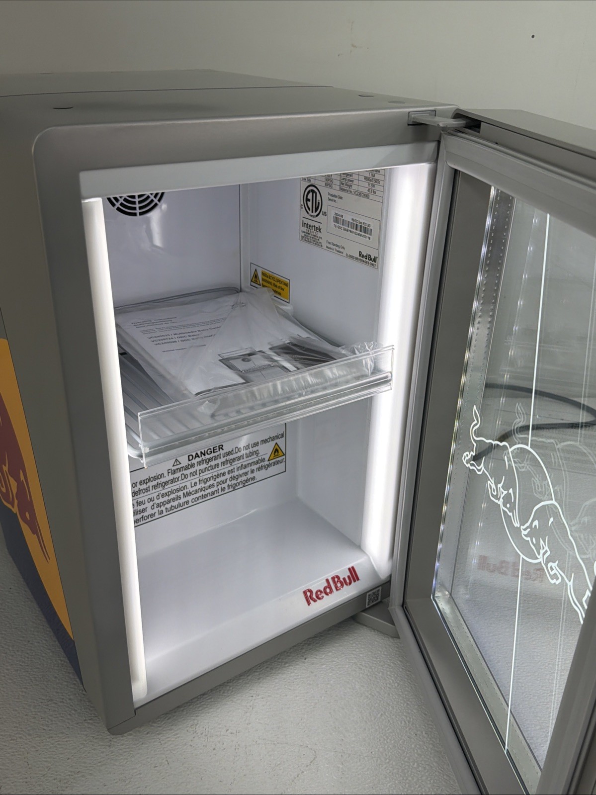 Red Bull Mini Fridge RB-GDC BABY ECO LED Refrigerator 115v Rare 2024 Unit