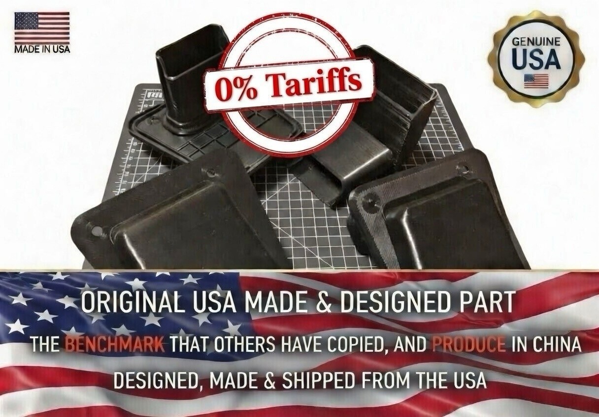 USA MADE! HIGH PERFORMANCE/ FLOW KLX 250, 300/ KDX 200 SNORKEL DUCT AND LID KIT