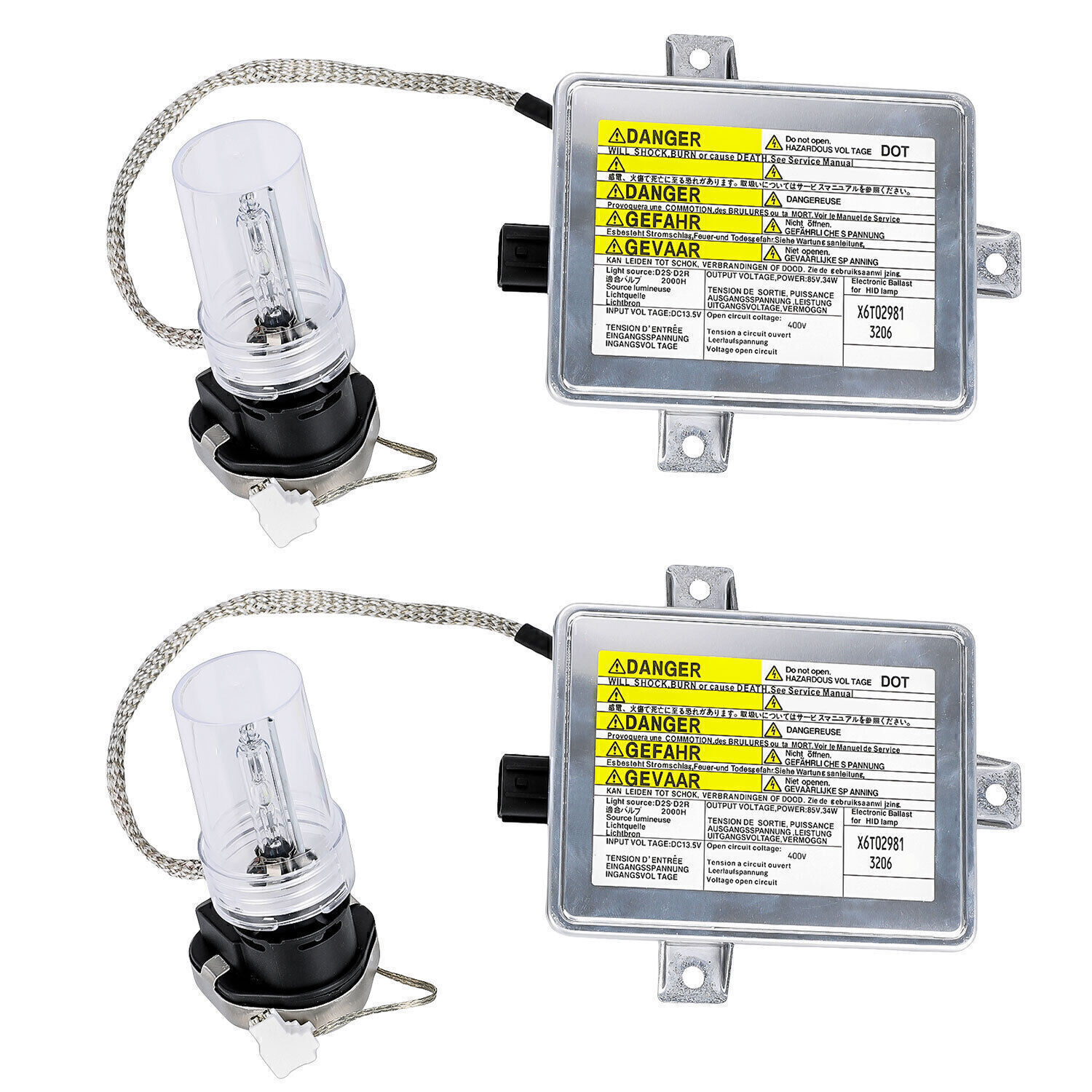 Xenon HID Headlight Ballast Unit Assembly with Igniter D2S Bulb For Acura TL TSX