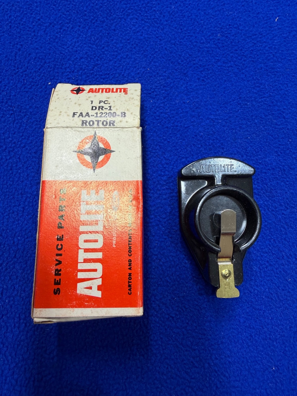 Ford Genuine NOS Autolite Distributor Rotor FAA-12200-B, DR-1 (QTY-1)