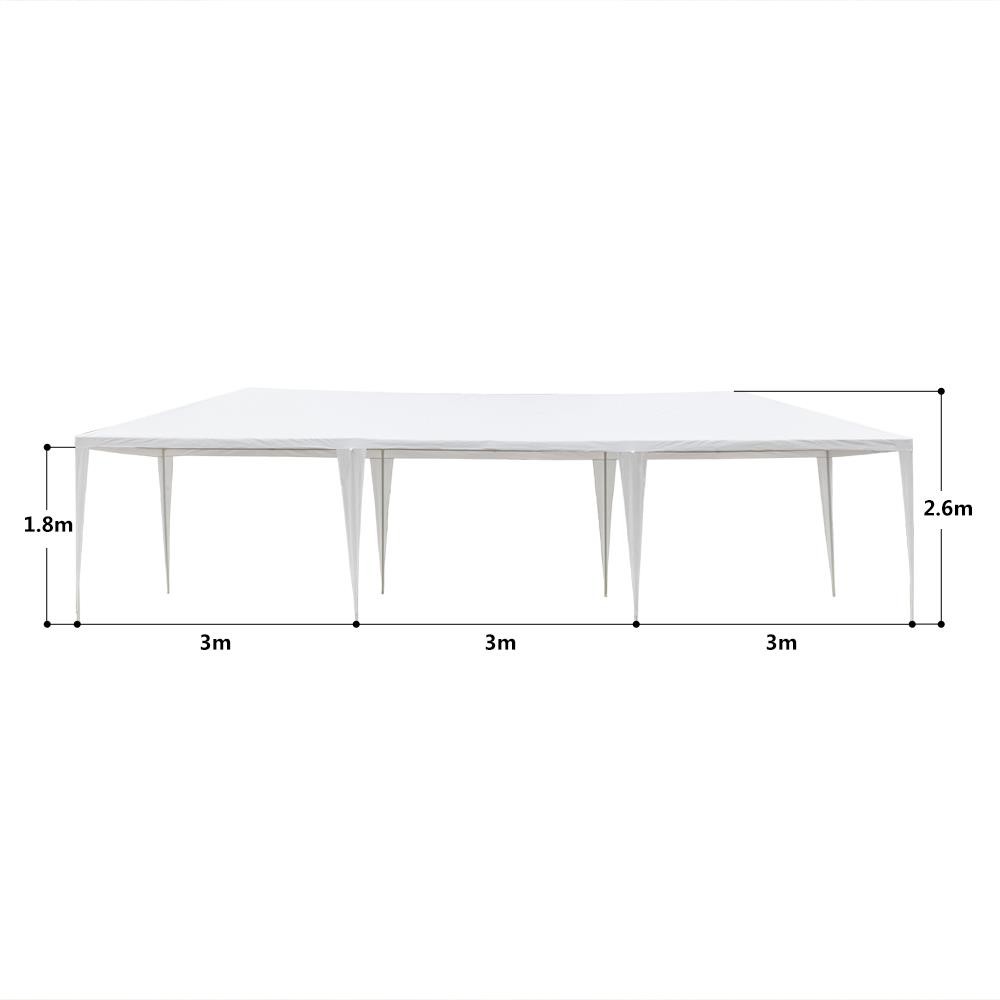 New 10'x30'Canopy Party Outdoor Wedding Tent Gazebo Pavilion Cater Events 8 Wall