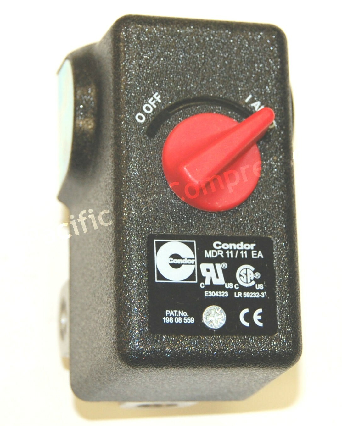 E111818 COLEMAN SANBORN PRESSURE SWITCH 4 PORT UNLOADER 145 ON-175 PSI OFF