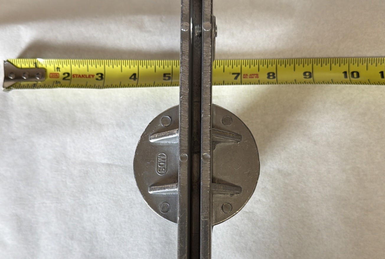 12" Road Street Name Sign Top Mounting Bracket U Channel Post Flat Holder