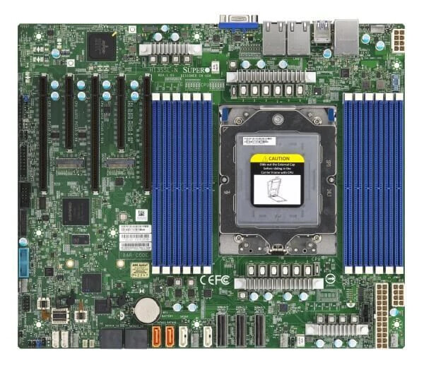 Supermicro H13SSL-N DDR5 Motherboard With AMD EPYC GENOA SP5 9334 QS CPU