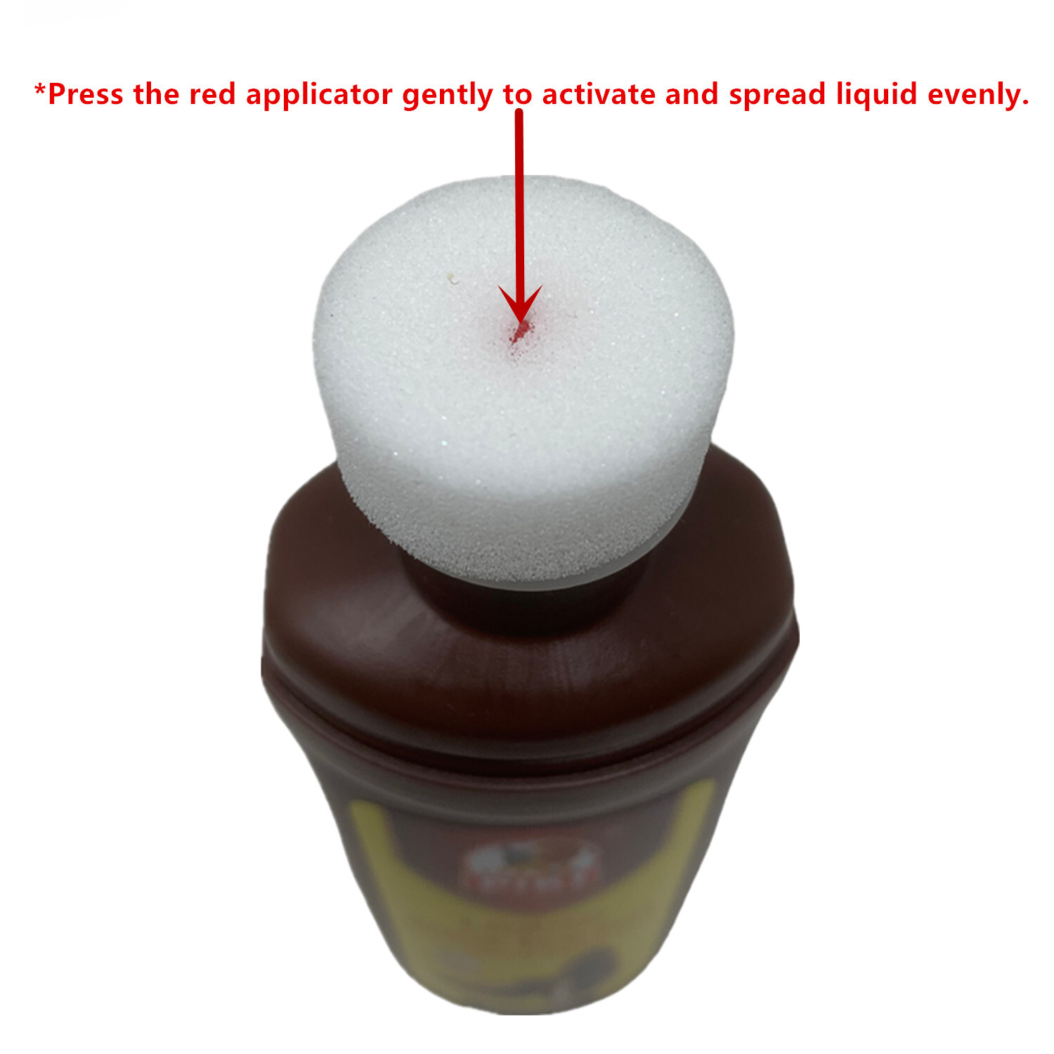 1-4 Pack of PIKI 60ML Shine Instant Liquid Shoe Polish (Black And Brown)