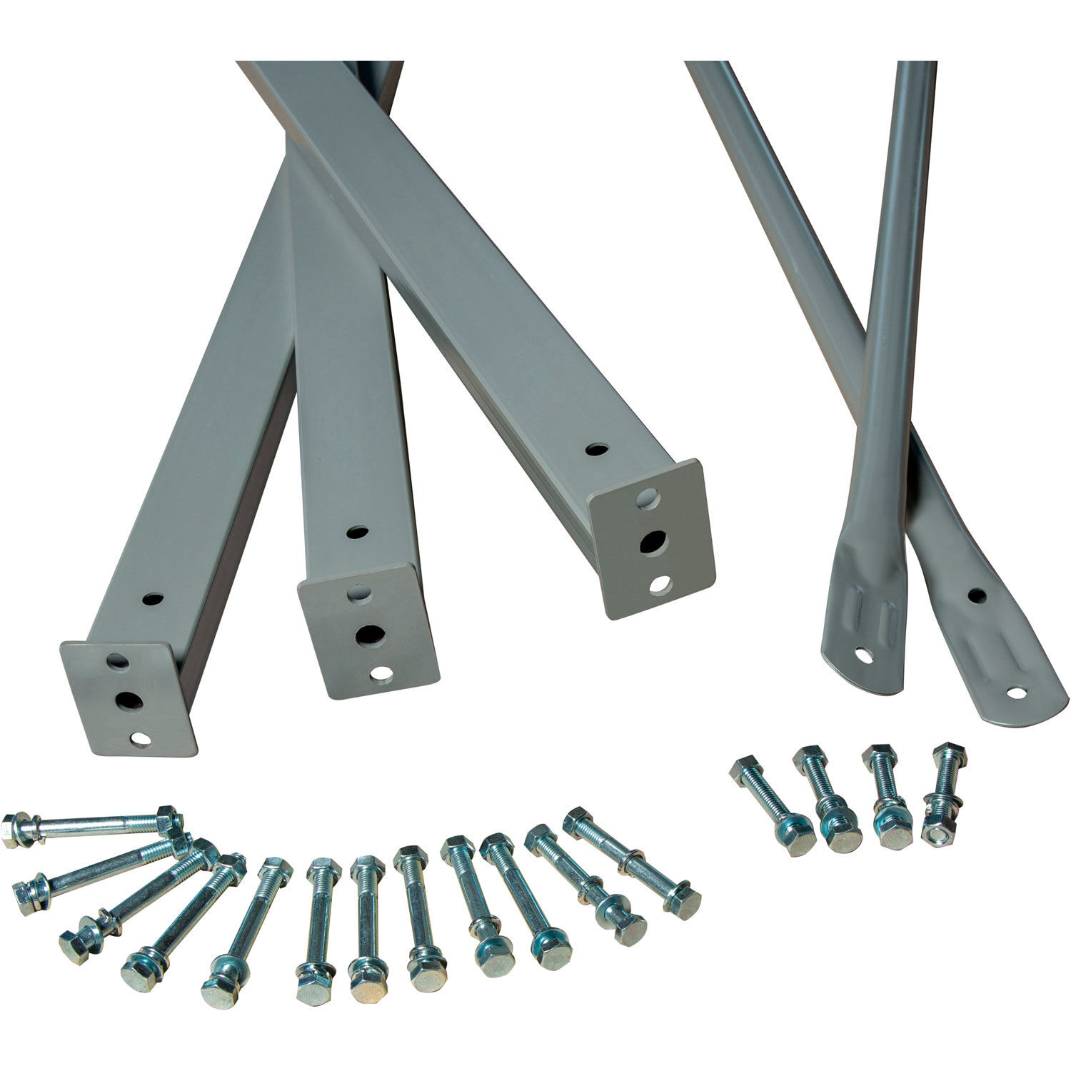 Global Industrial Single Sided Heavy Duty Cantilever Rack Starter 2" Lip