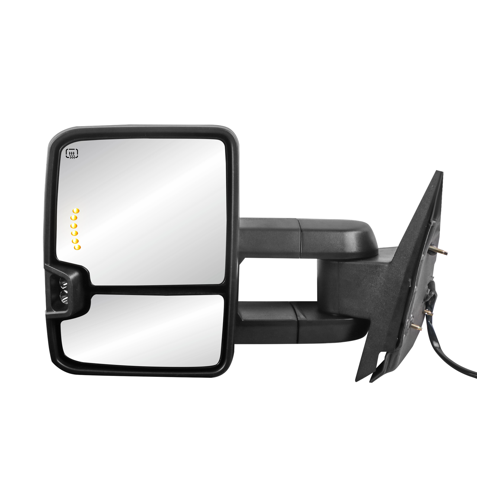 Pair Power Heated Tow Mirrors For 2007-2013 Chevy Silverado GMC Sierra Yukon XL