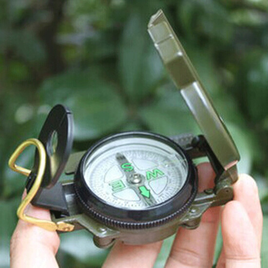 Hot Sale 1 PC Versatile Military Camping Hiking Army Survival Lensatic Compass