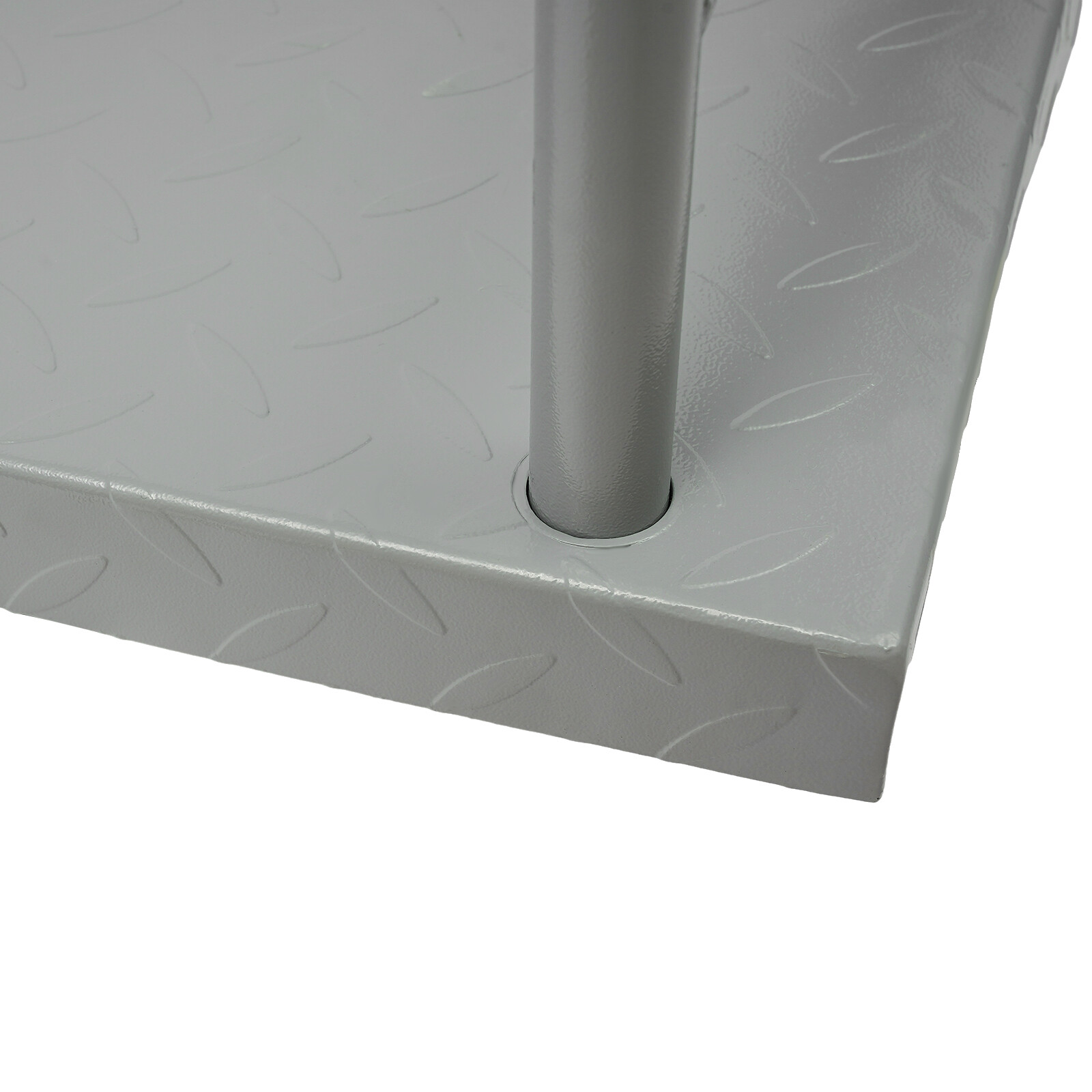 2000lbs Steel Platform Truck 48x24x36" Hand Push Flat Cart 2 Casters w/ Brake US