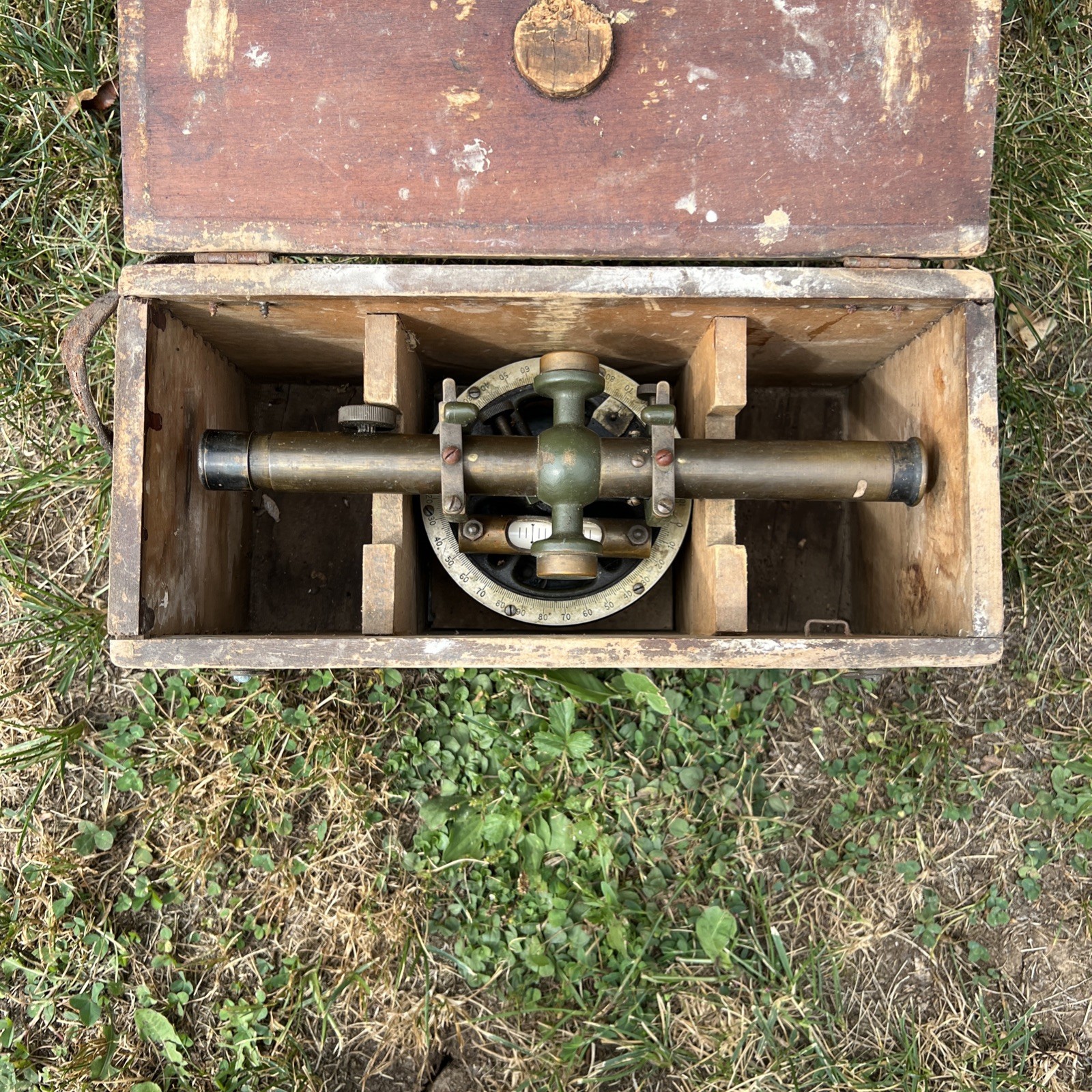 Early 1900’s Geier and Bluhm Surveyors Level with Box