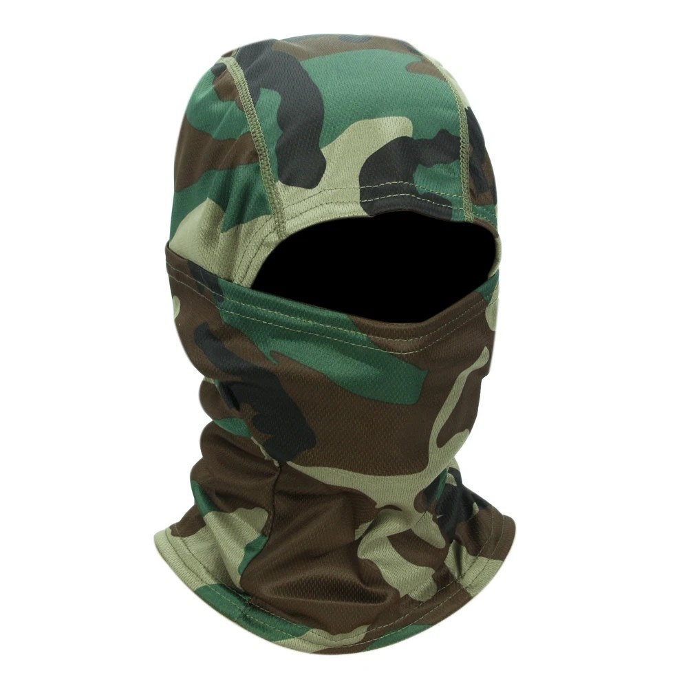 Camo Balaclava Face Mask UV Protection Ski Sun Hood Tactical Masks for Men Women