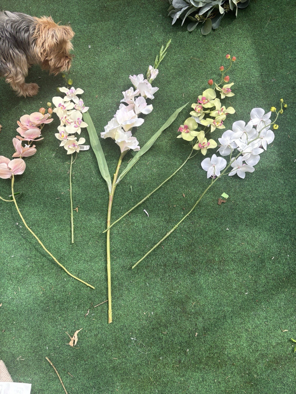 Mega Lot 500+ Artificial Silk Real Touch Assorted Flowers Bulk Weddings Crafts