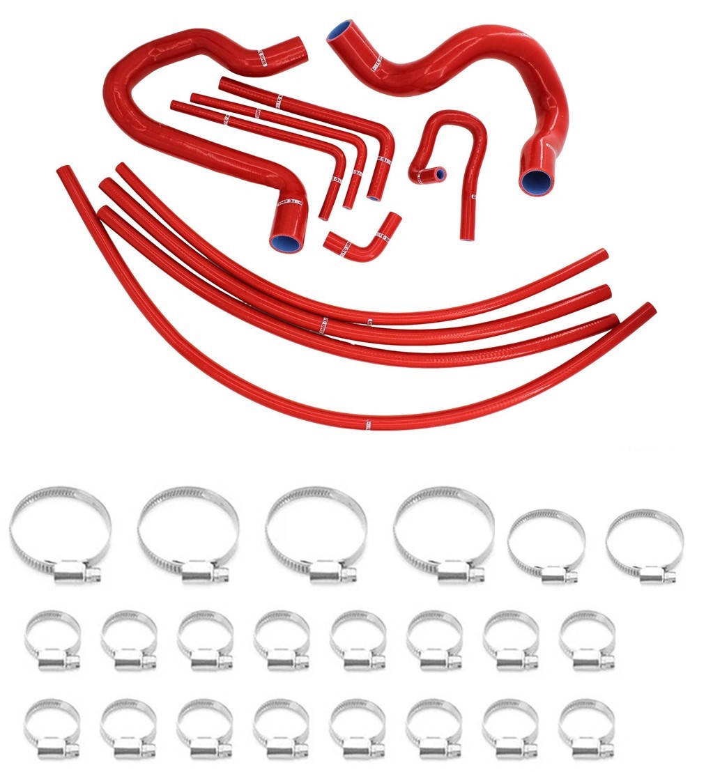 Silicone Radiator Heater Hose Kit fit 88-94 Ford F150 F250 F350 Bronco 5.0/ 5.8L