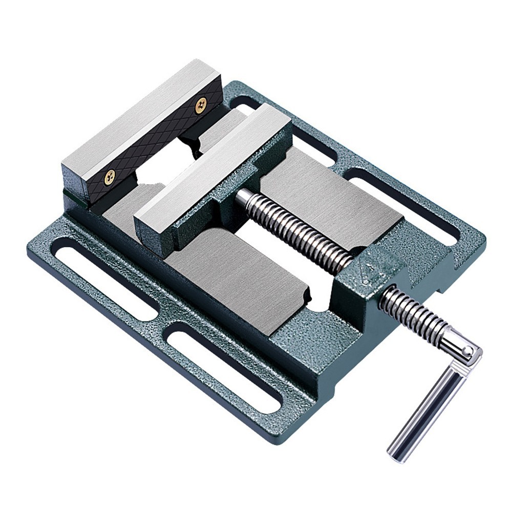 4inch Bench Pillar Clamp Jaw Vice Vise Drill Press Machine Work Heavy Duty