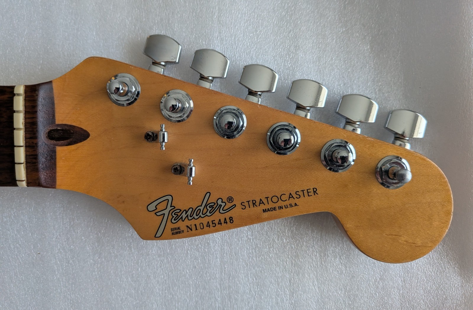 1991 Fender American Standard Stratocaster NECK & TUNERS - Rosewood - USA 90s