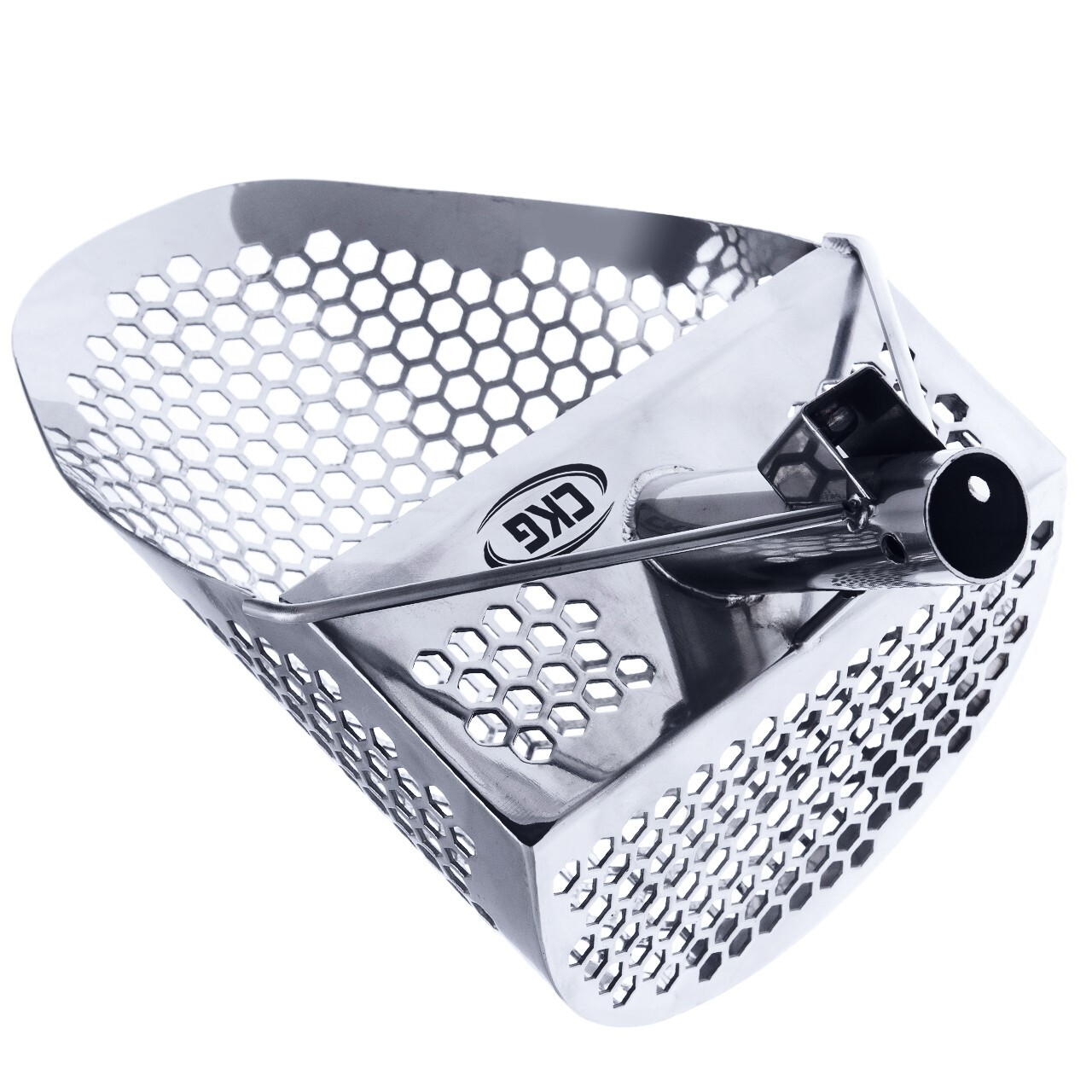 CKG Beach Sand Scoop Metal Detector Shovel Stainless Steel Treasure Hunting Tool