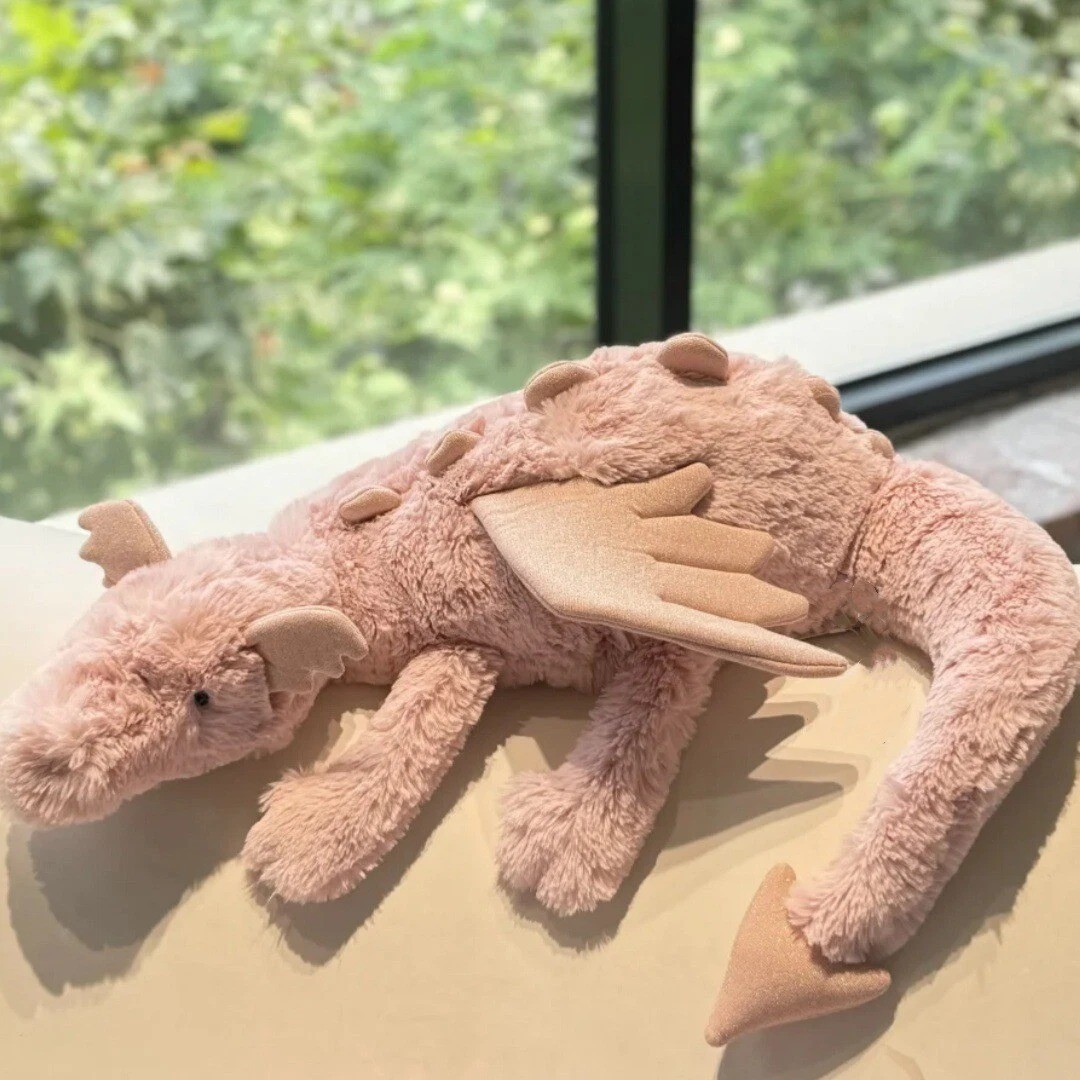 Jellycat Rose Dragon Plush Soft Stuffed Dragon Toy Cute Gift