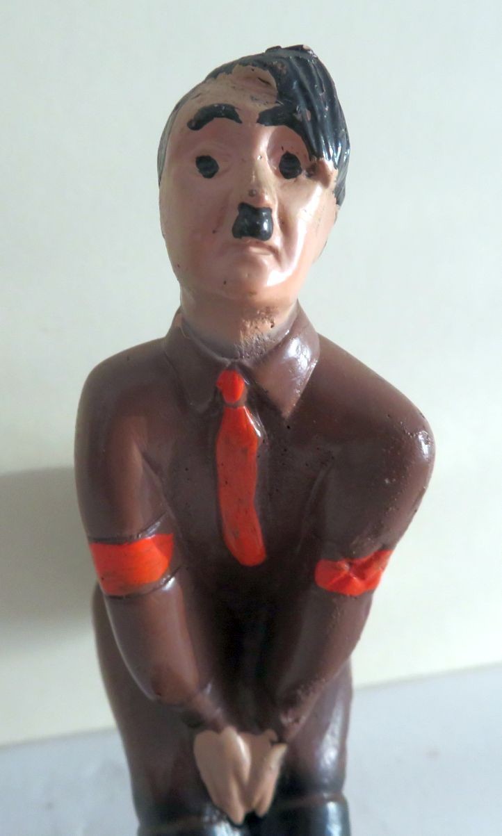 Vintage WWII Homefront Adolf Hitler Pin Cushion 1941 Hotzi Notzi Excellent