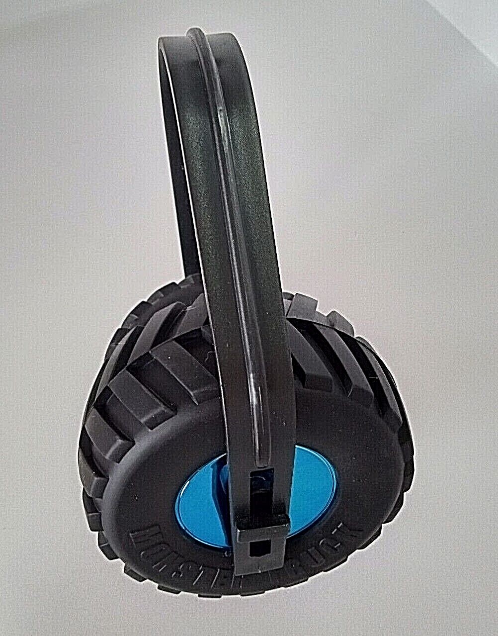 Kids Monster Truck Earmuffs W/Chrome Wheels Monster Jam Style SHIPS FREE