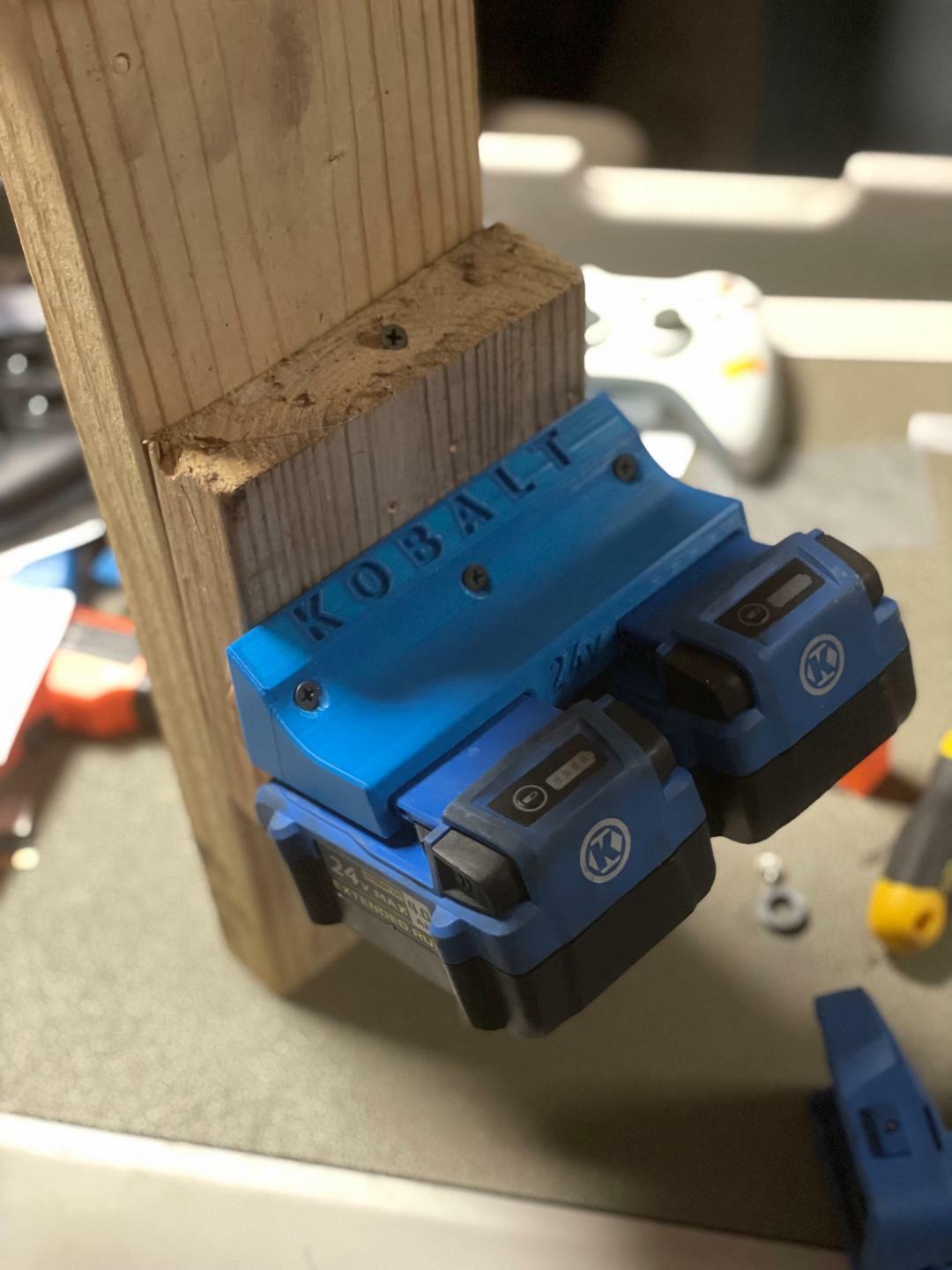 KOBALT 24v DUALL BATTERY WALL MOUNT *STRONGEST AND MOST PRACTICAL*